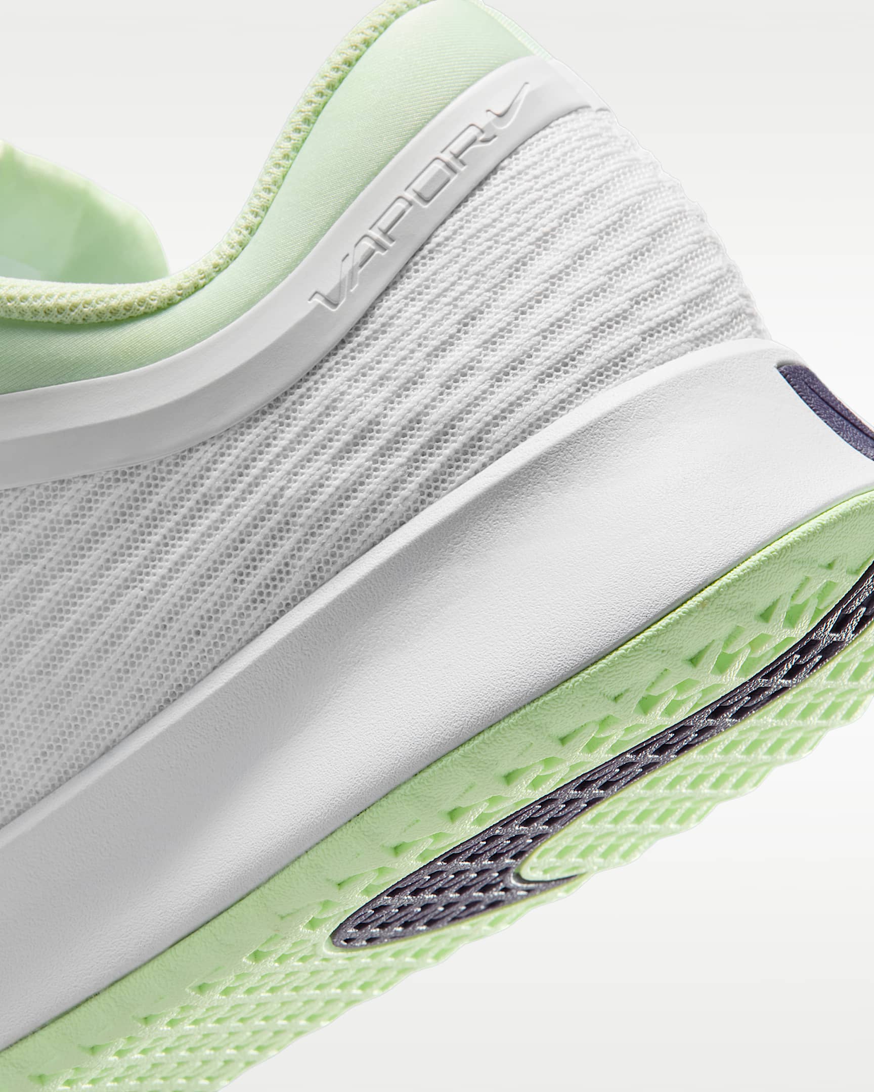 Nike Vapor Pro 3 Men's Hard Court Tennis Shoes - White/Volt Tint/Dark Raisin