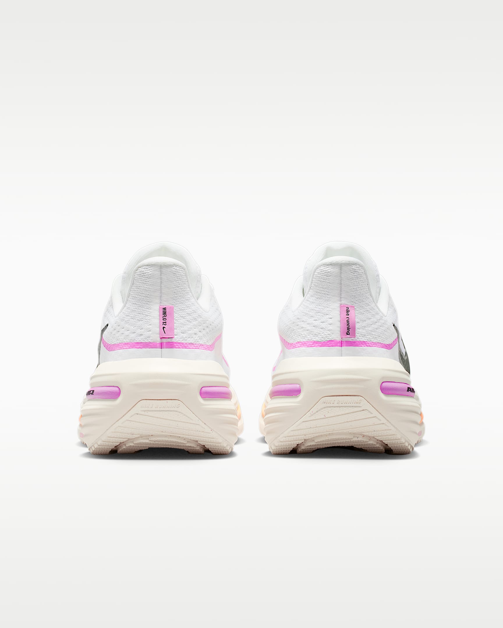 Nike Winflo 12 Women's Road Running Shoes - White/Light Magenta/Chalk/Black