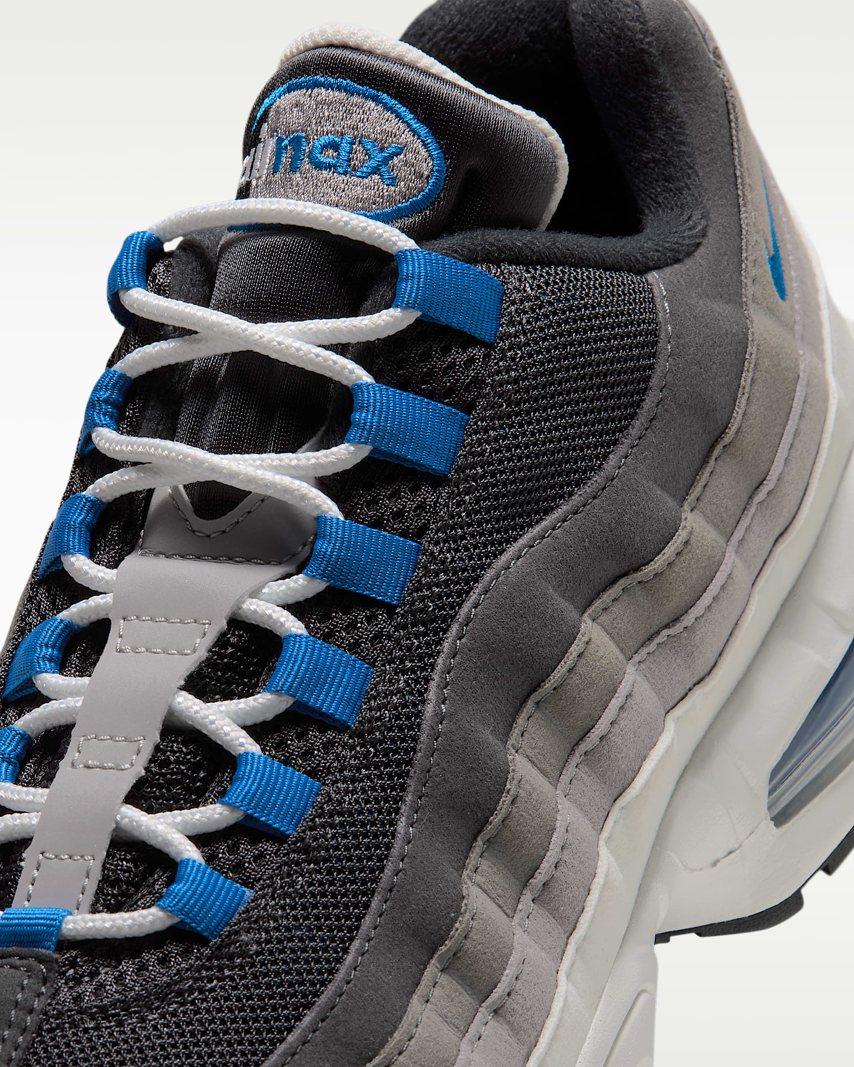 Nike Air Max 95 Big Bubble Premium Men's Shoes - Anthracite/Light Graphite/Light Charcoal/Blue Spark