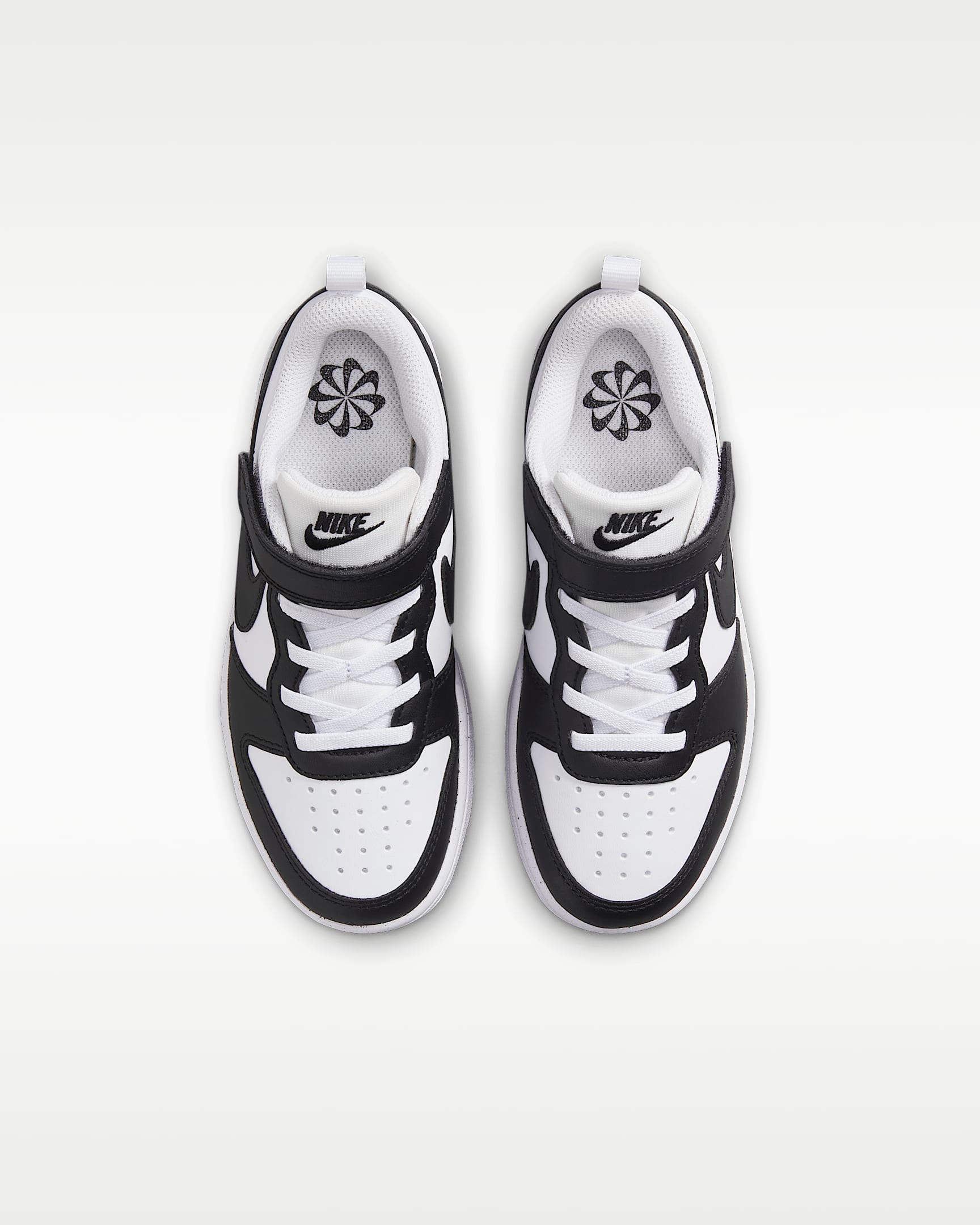 Nike Court Borough Low Recraft kleuterschoenen - Wit/Zwart