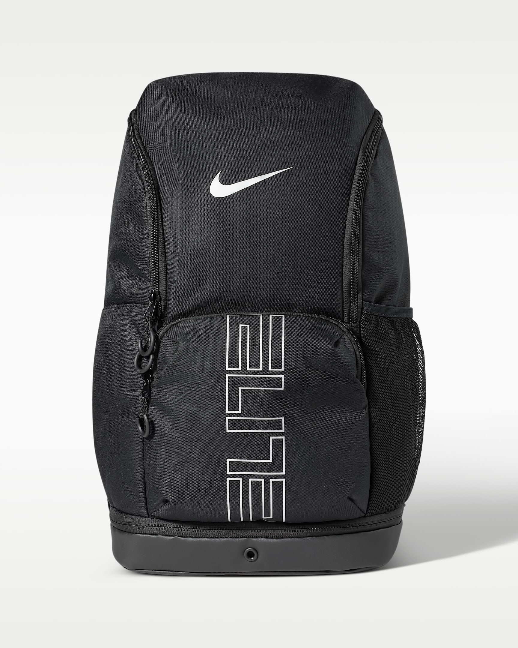 Mochila (32 L) Nike Varsity Elite - Negro/Negro/Plata metalizado