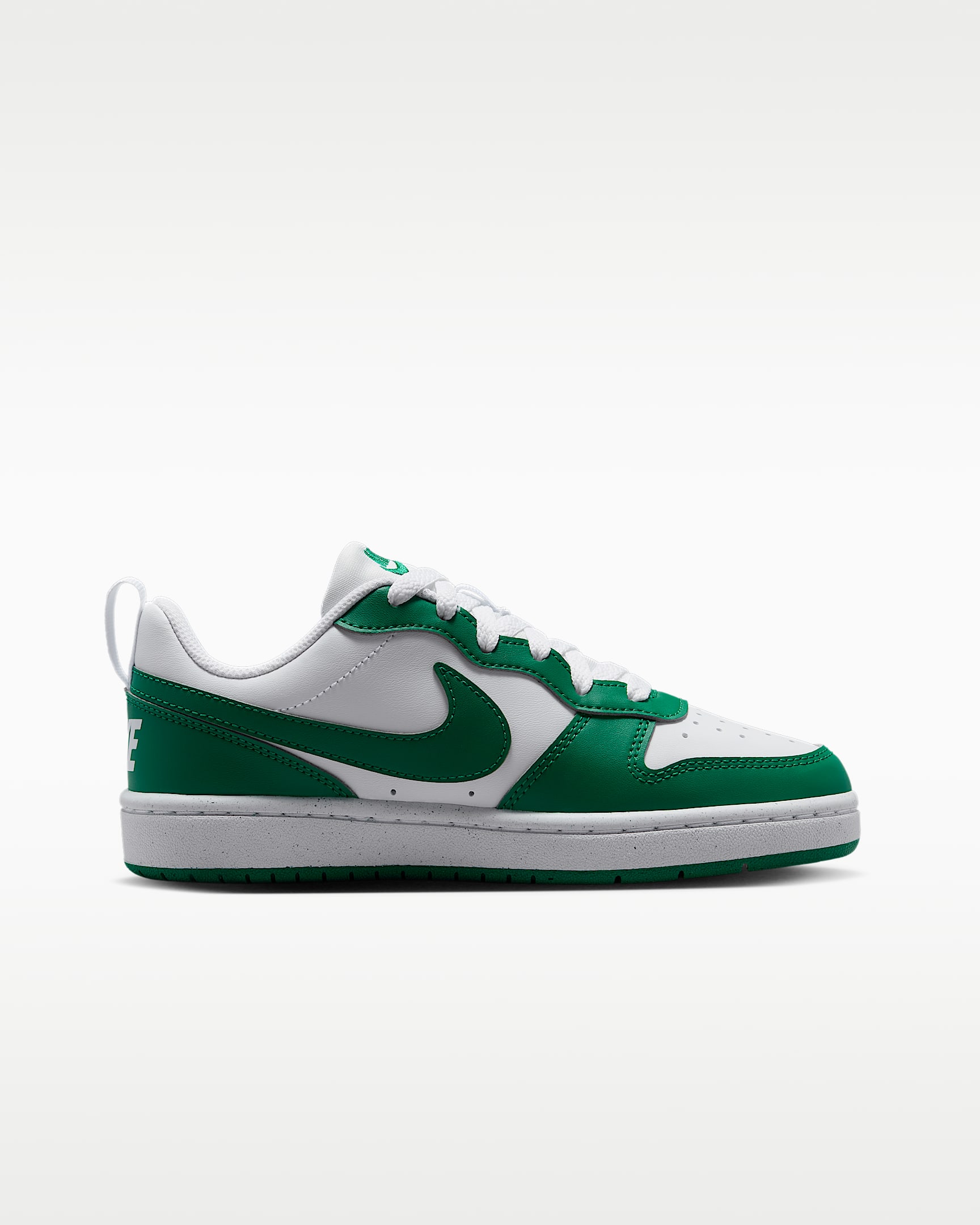 Nike Court Borough Low Recraft Big Kids' Shoes - White/Malachite/White/Malachite