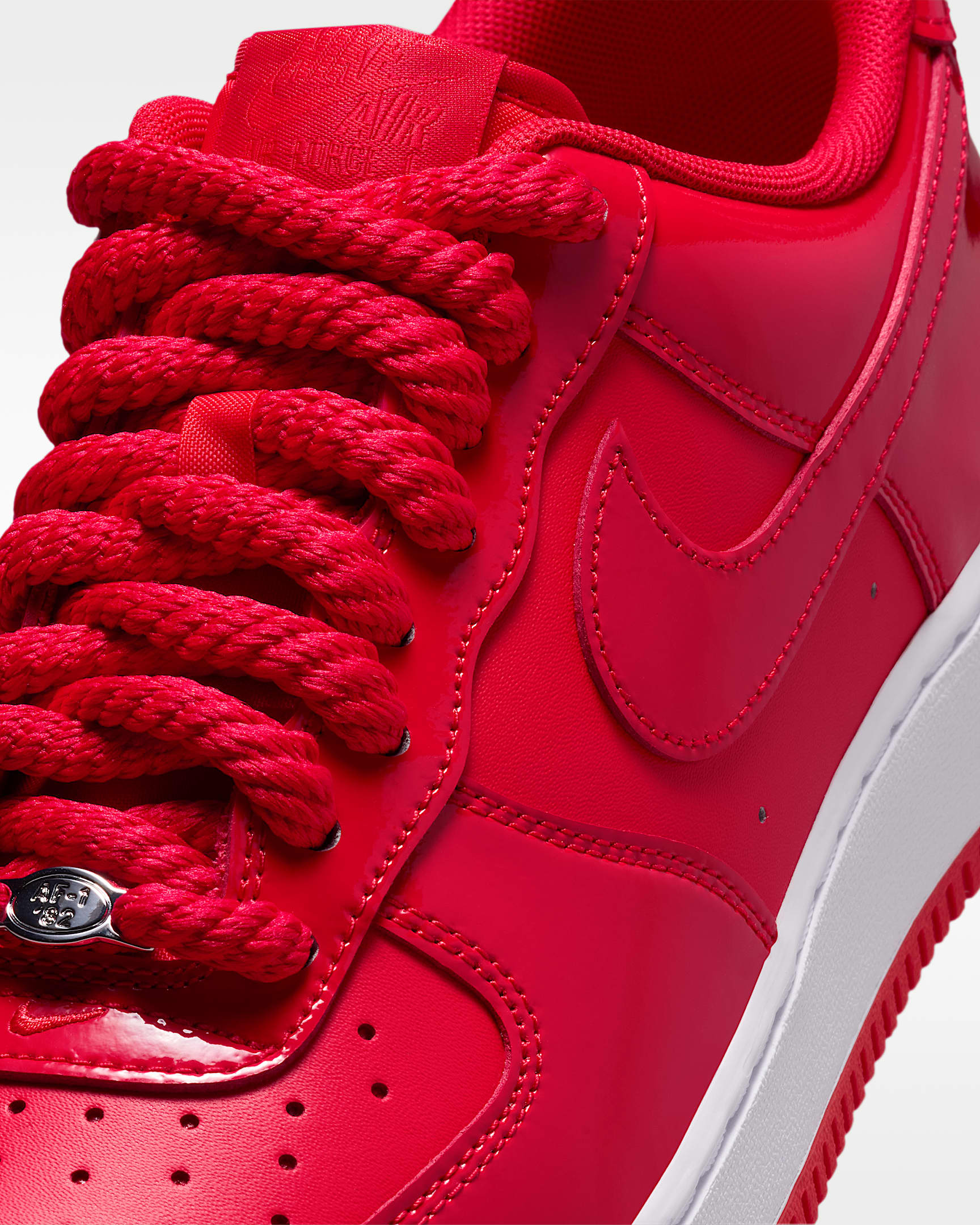 Nike Air Force 1 '07 LV8 Men's Shoes - University Red/White/Metallic Silver/Light Crimson