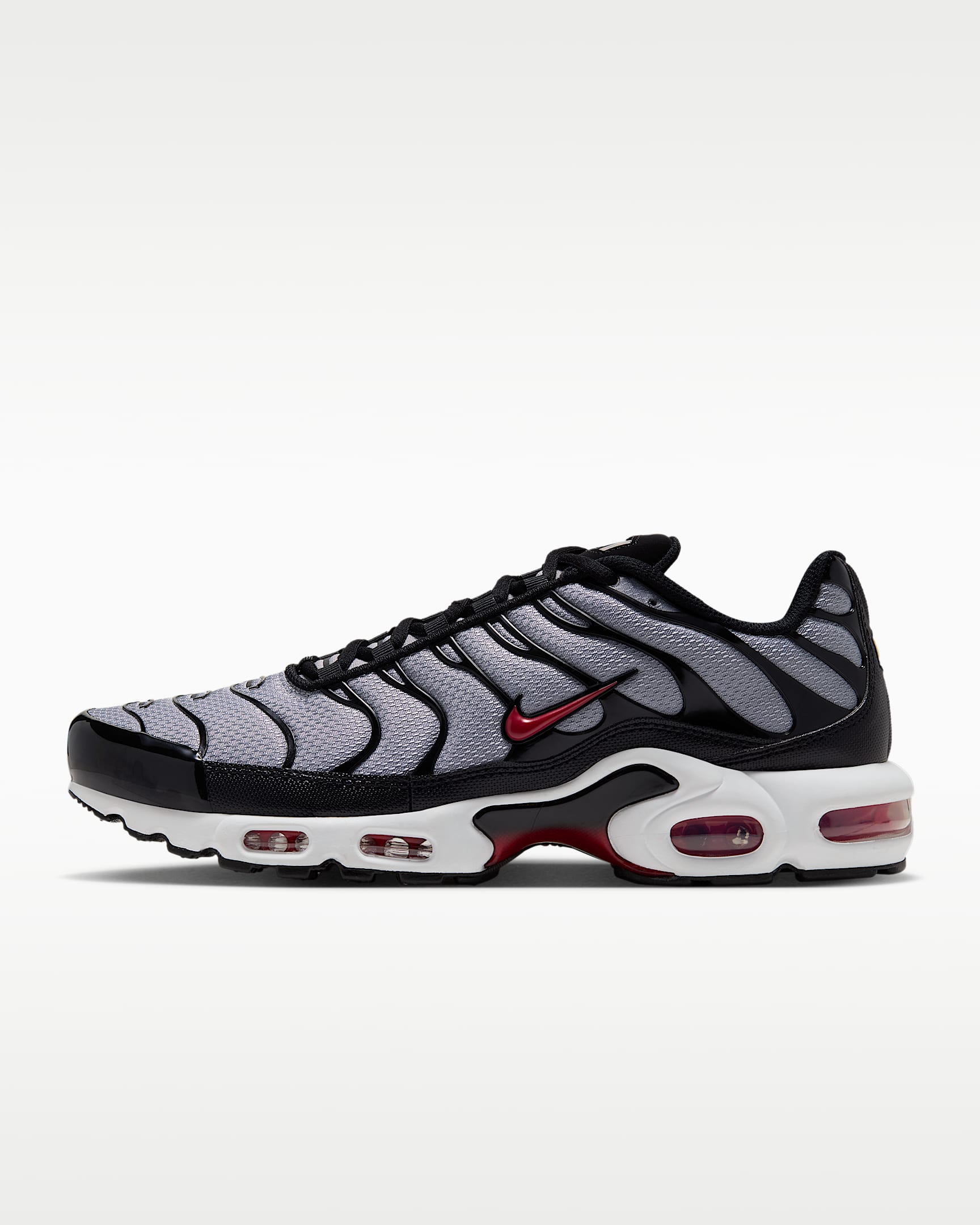 Nike Air Max Plus Men's Shoes - Wolf Grey/Black/White/Tough Red