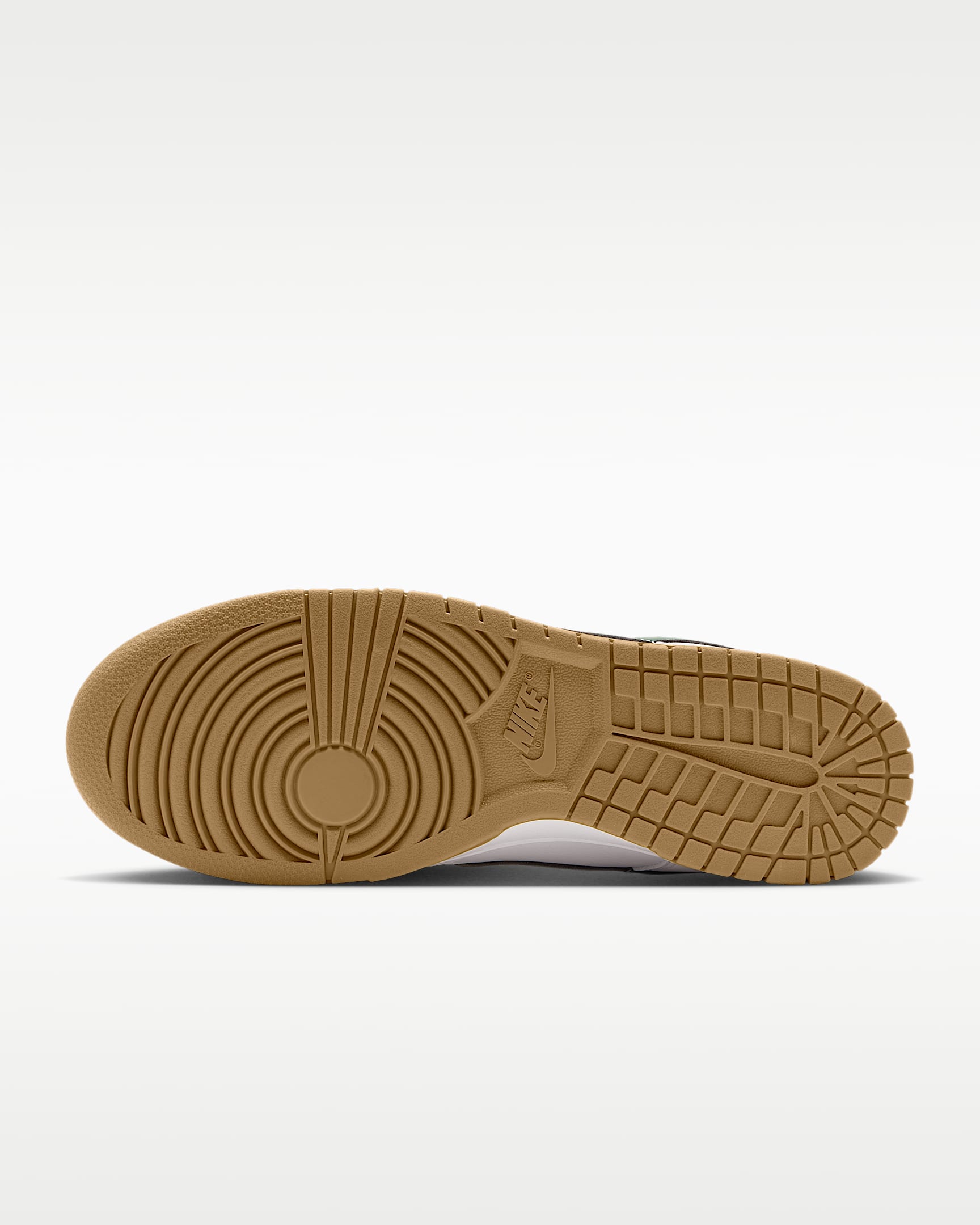 Nike Dunk Low Retro Men's Shoes - White/Gum Light Brown/Fir
