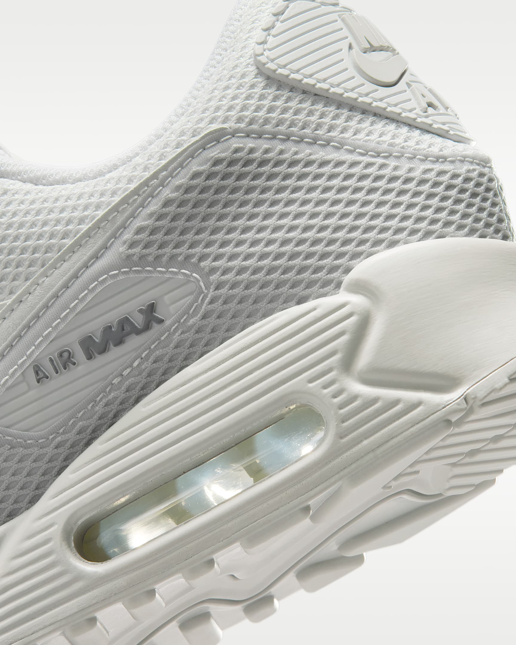 Nike Air Max 90 Premium Men's Shoes - Off White/Grey Fog/Smoke Grey/Photon Dust