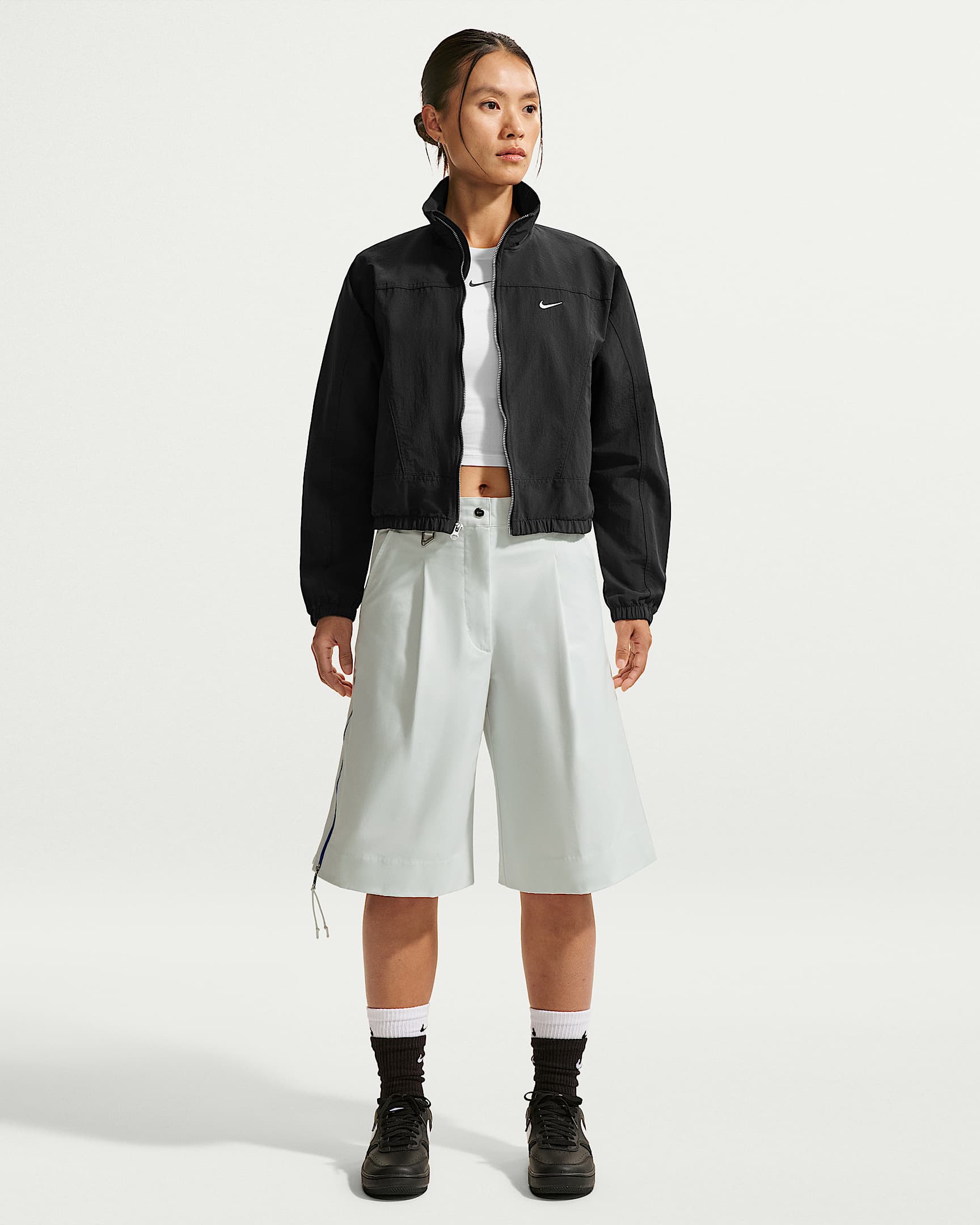 Nike Sportswear Airreverent Women's Low-Rise Shorts - Summit White/Summit White