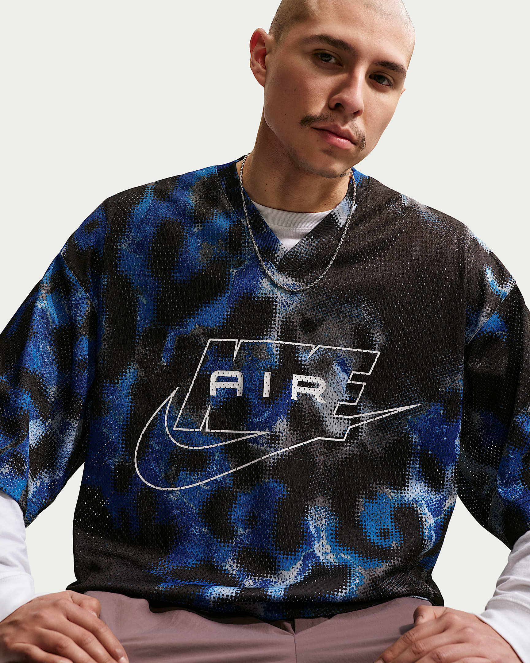 Jersey Nike Air para hombre - Azul cristal