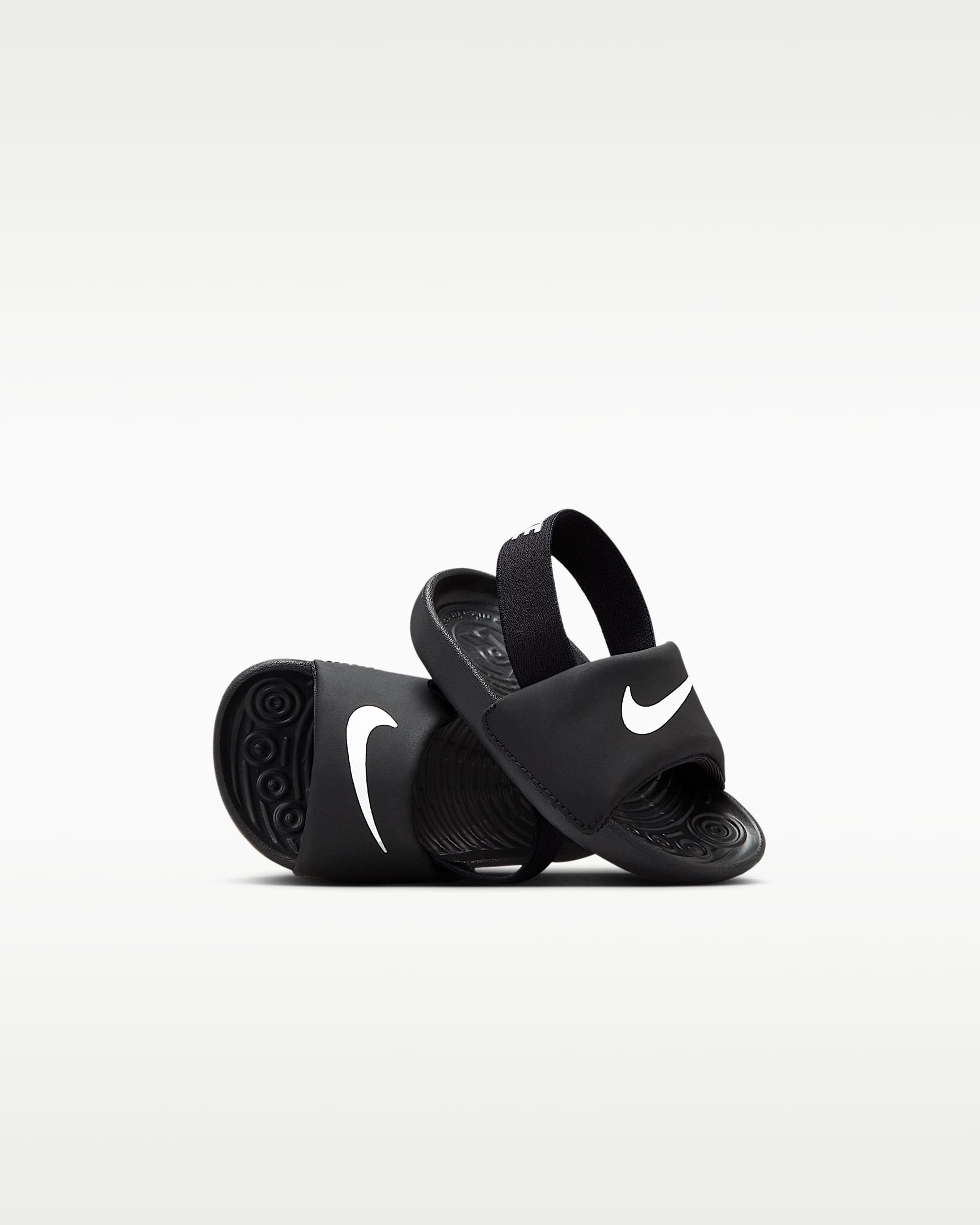 Nike Kawa Badeslipper für Babys und Kleinkinder - Schwarz/Weiß/Weiß/Weiß