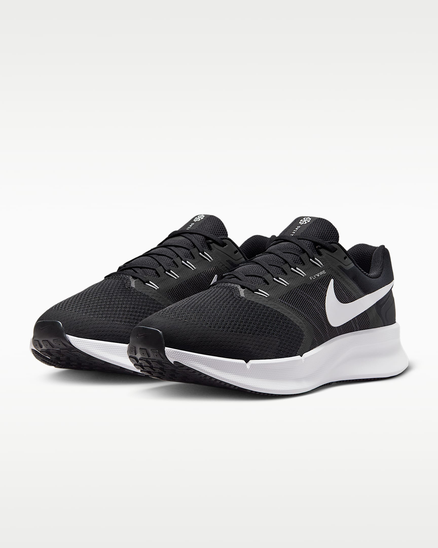 Nike Run Swift 3 Men's Road Running Shoes (Extra Wide) - Black/Dark Smoke Grey/White