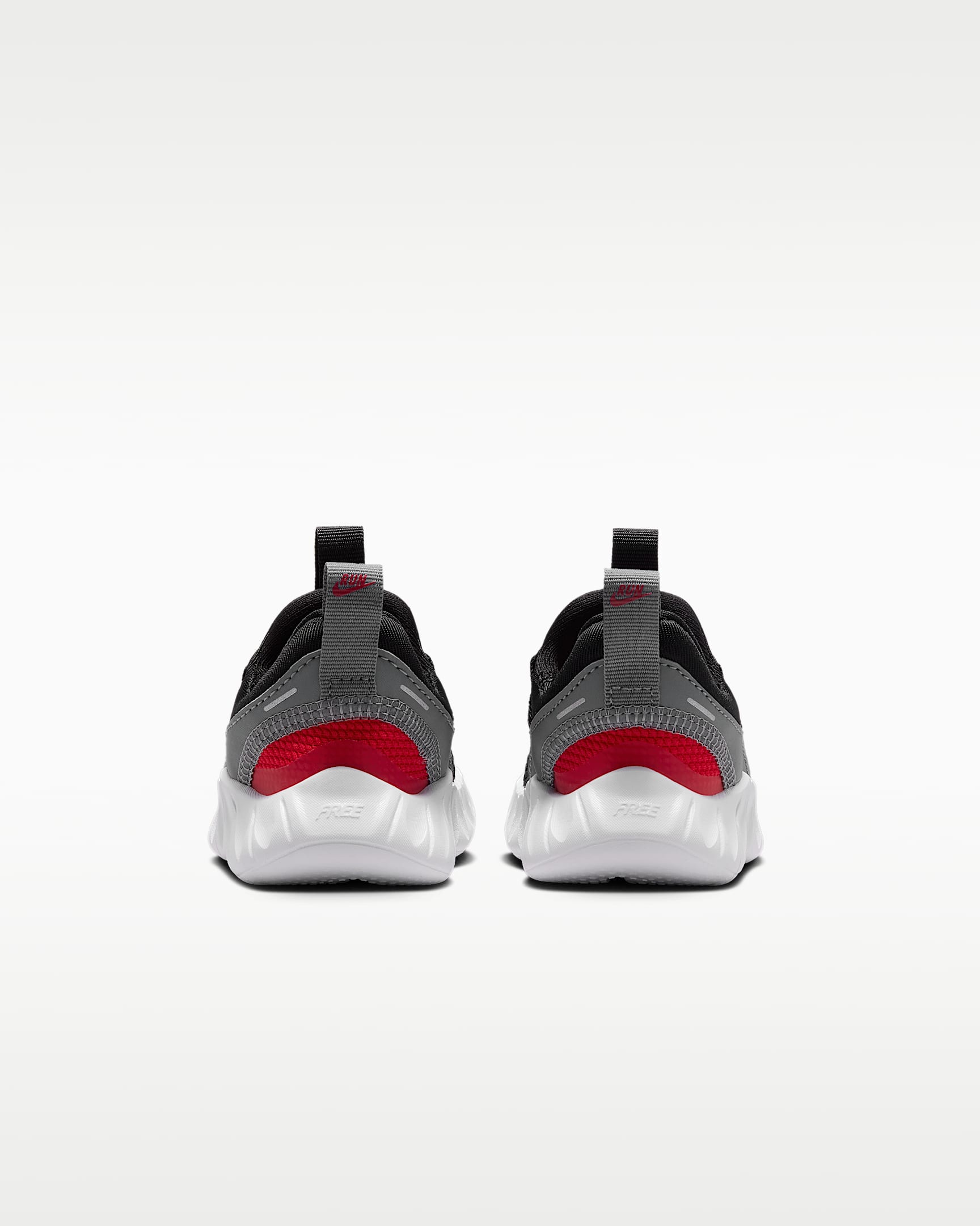 Nike Free Ride Schoenen voor baby's/peuters - Zwart/Cool Grey/University Red/Wit
