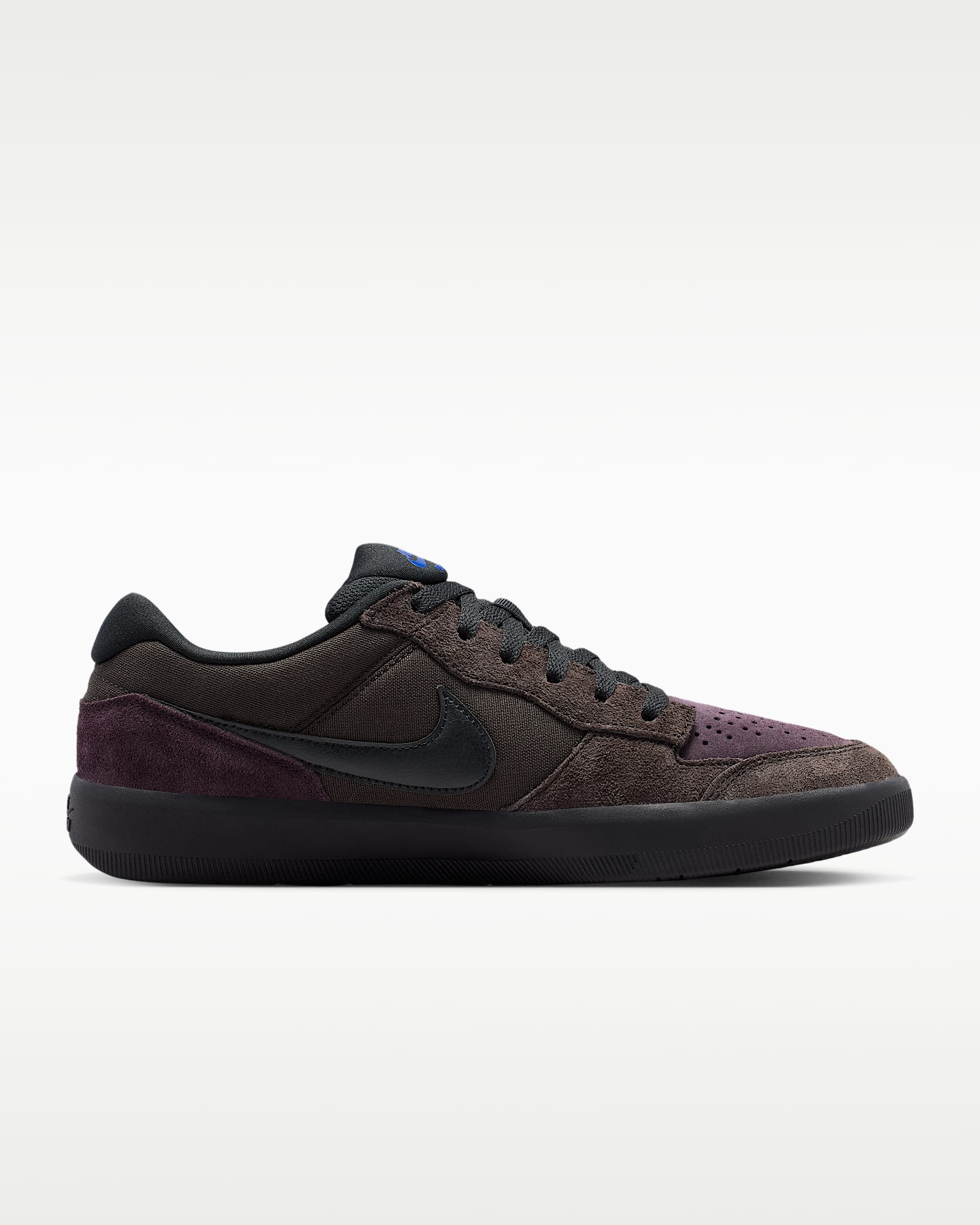 Nike SB Force 58 Skate Shoes - Shadow Brown/Burgundy Ash/Racer Blue/Black
