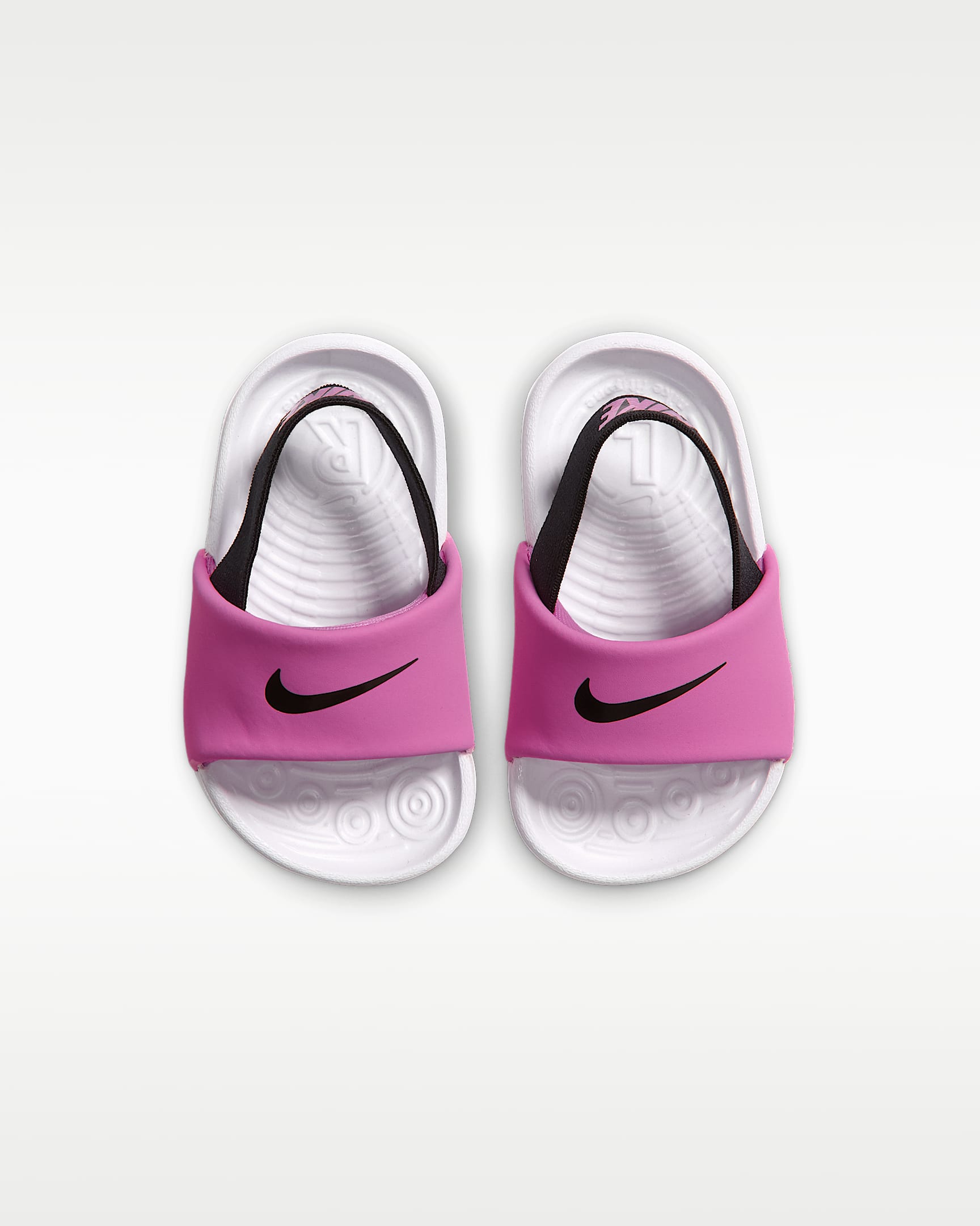 Nike Kawa Baby/Toddler Slides - Playful Pink/White/Black