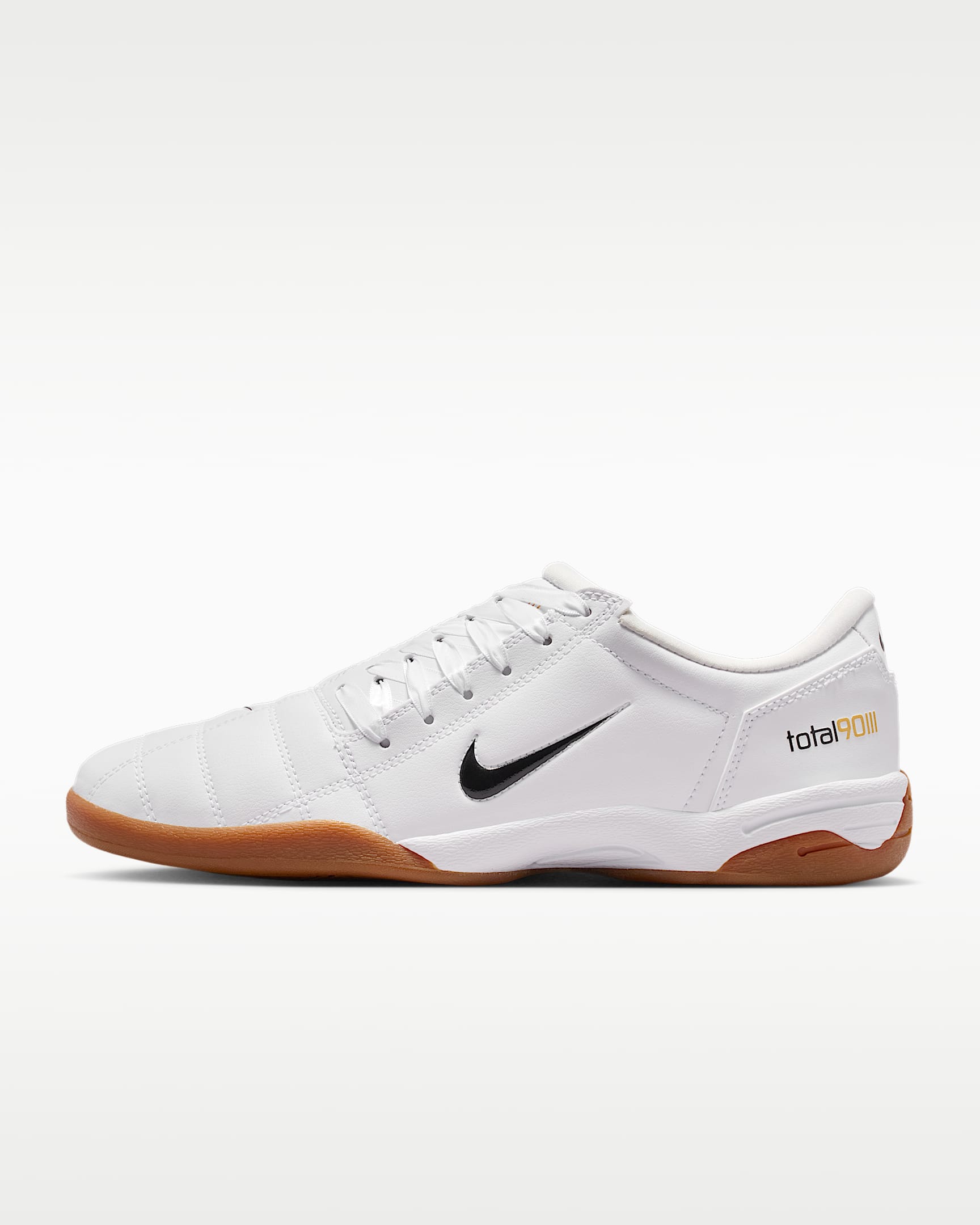 Nike Total90 Women's Shoes - White/Gum Medium Brown/Metallic Gold/Black