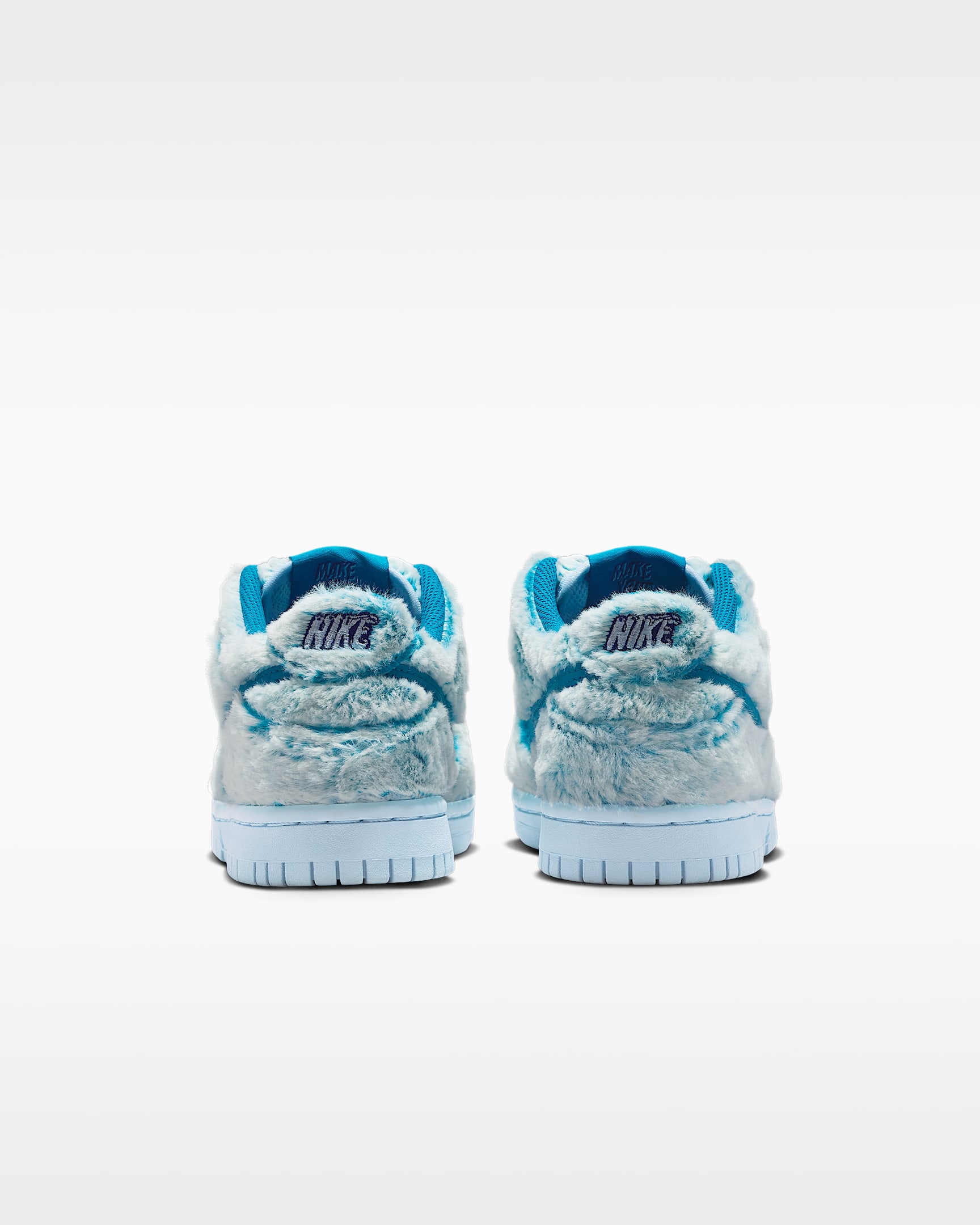 Nike Dunk Low Big Kids' Shoes - Green Abyss/White/Celestine Blue