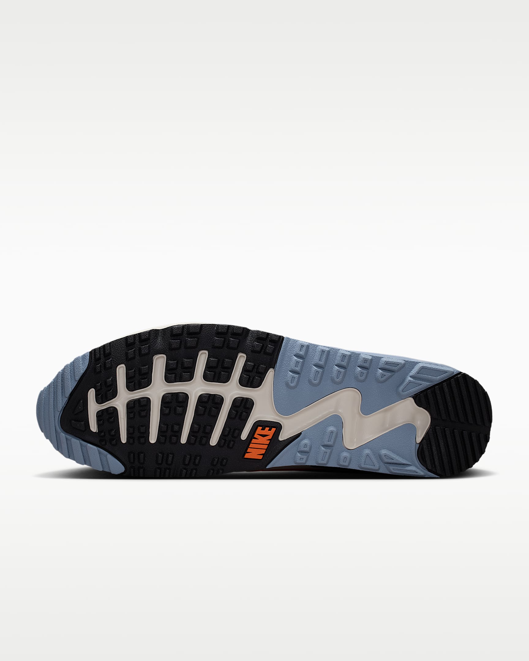 Nike Air Max 90 G Golfschuh - Moon Particle/Light Bone/Ashen Slate/Safety Orange