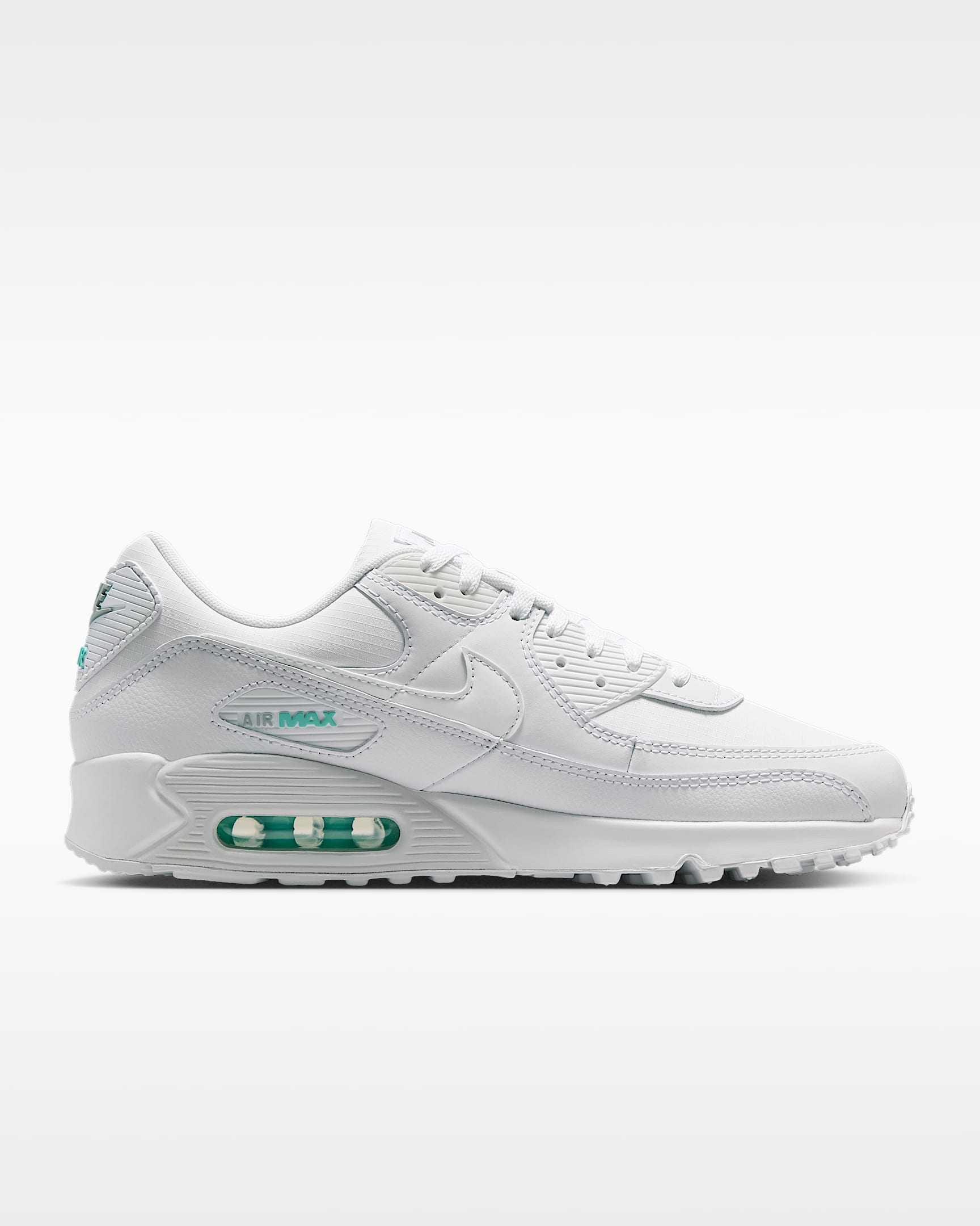 Nike Air Max 90 Schuh (Herren) - Weiß/Hyper Turquoise/Photon Dust