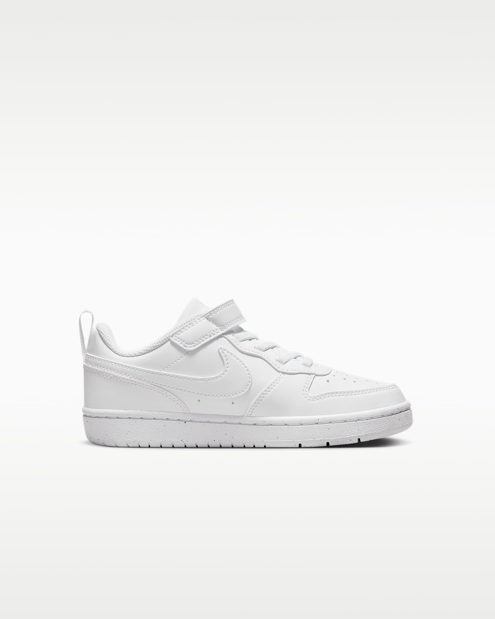 Nike Court Borough Low Recraft Younger Kids' Shoes - White/White/White