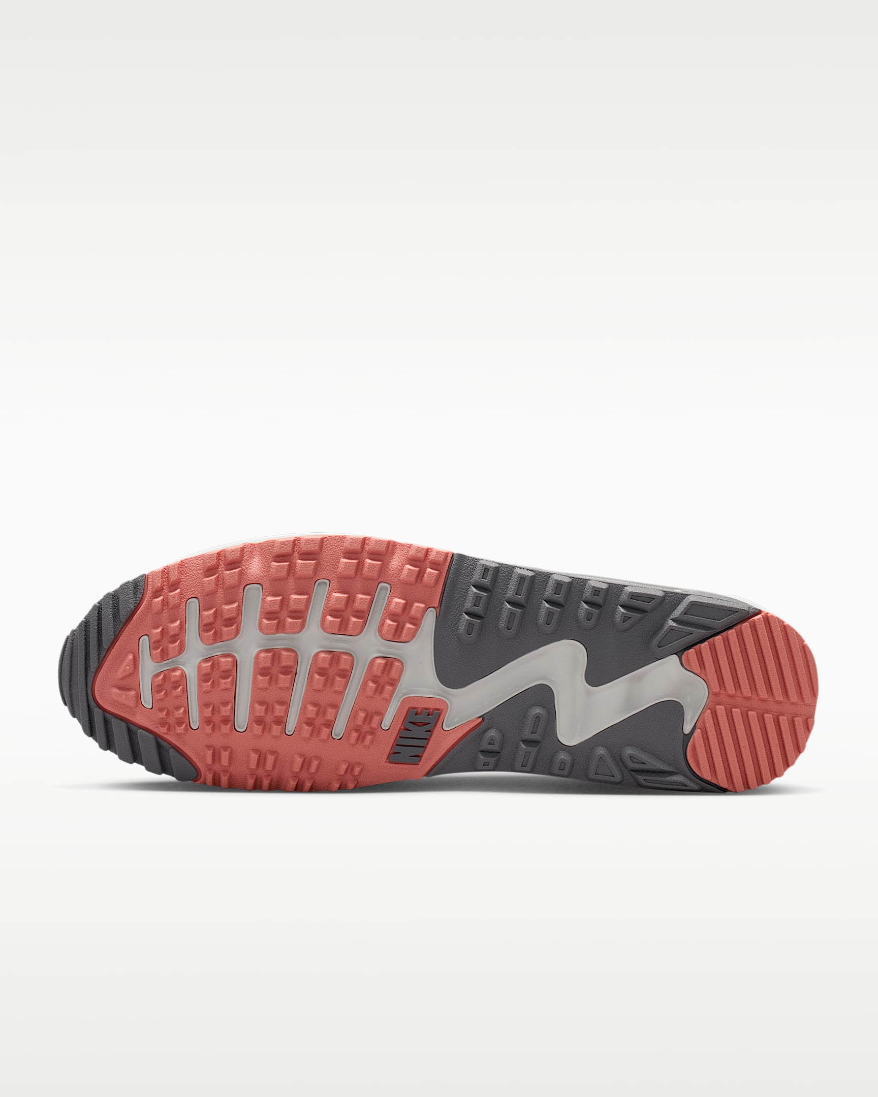 Nike Air Max 90 G Golf Shoes - Photon Dust/Red Stardust/Pencil Point