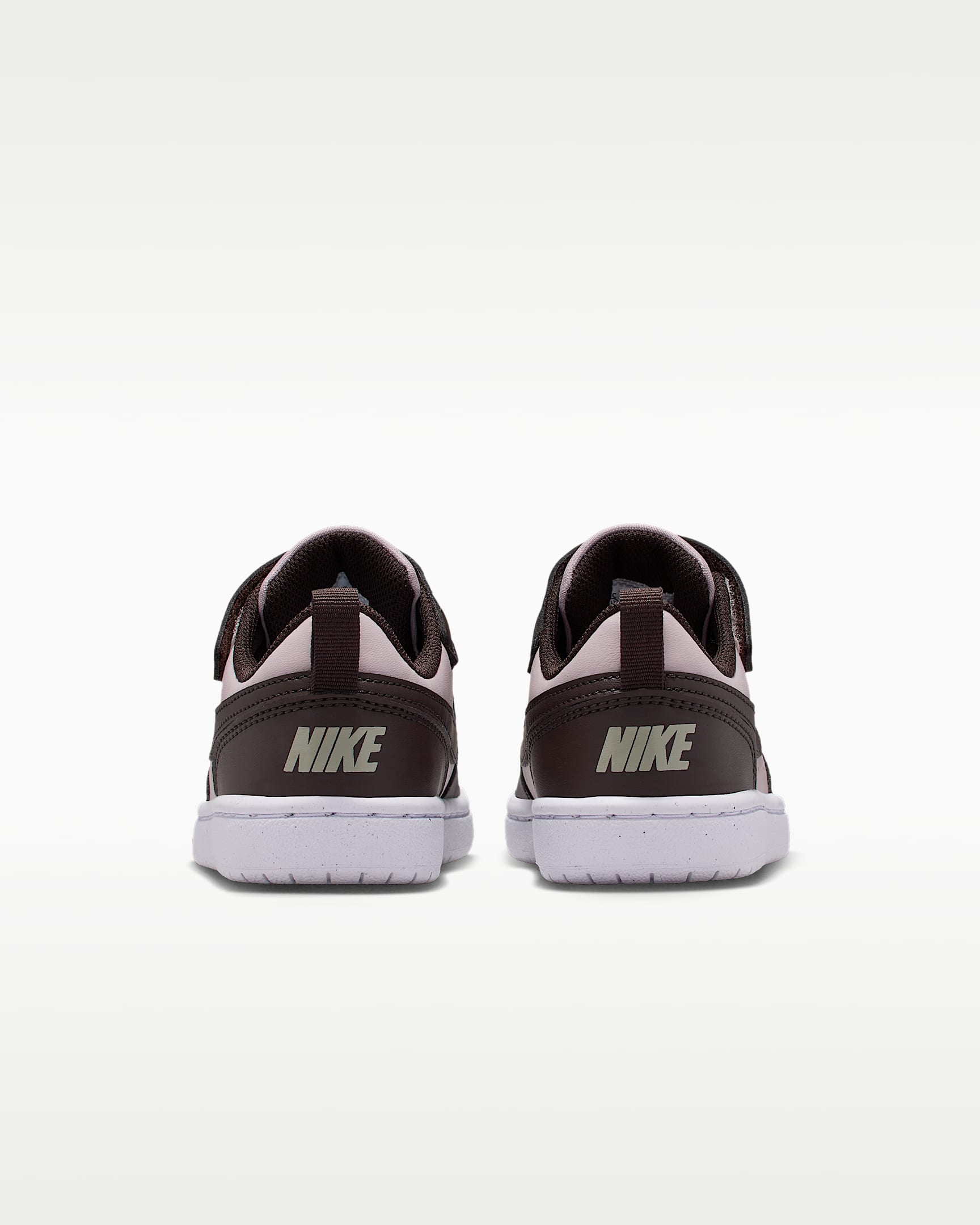 Tenis para niños de preescolar Nike Court Borough Low Recraft - Rosado partícula/Militar claro/Blanco/Marrón terciopelo