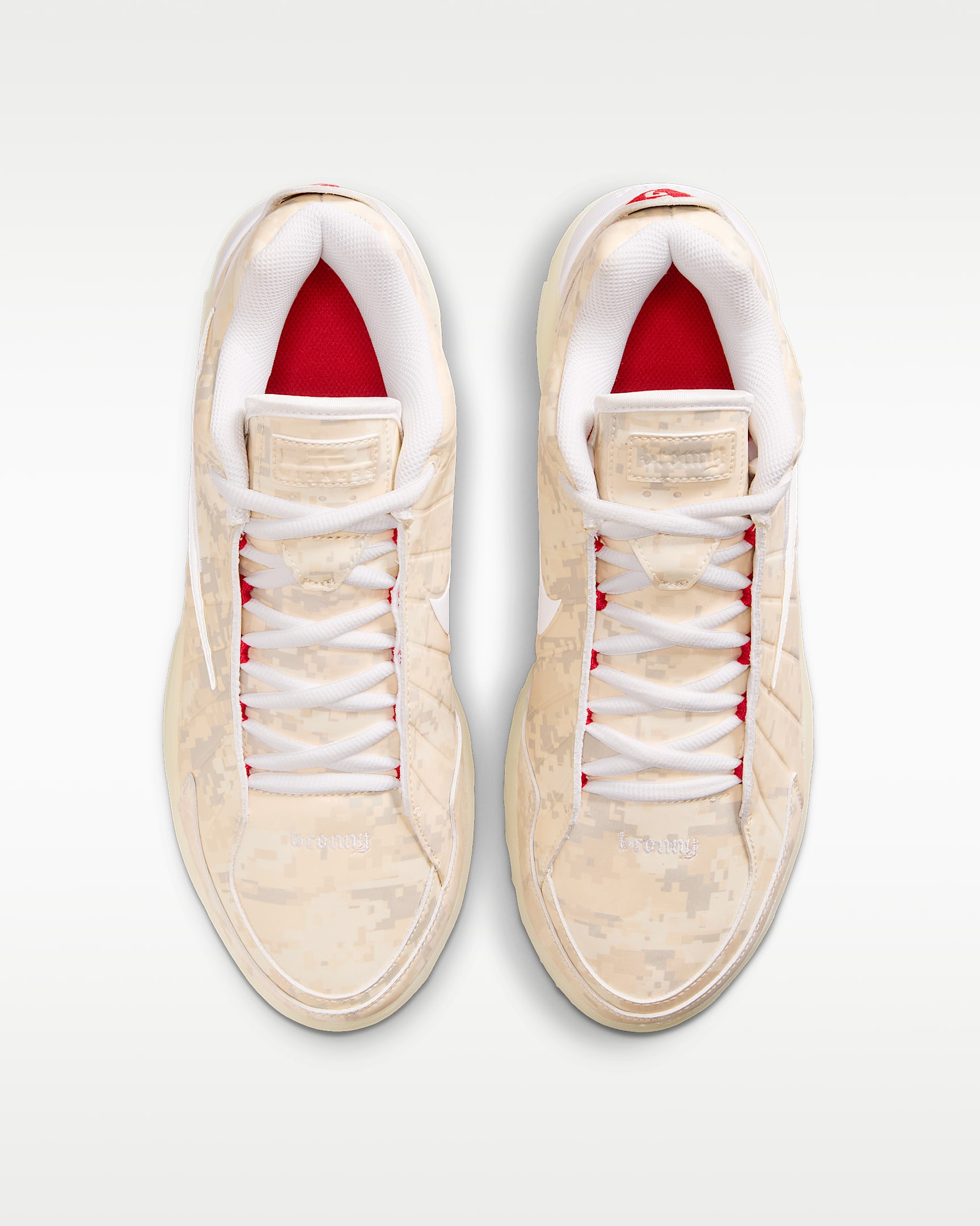 LeBron Witness 9 Basketball Shoes - Pale Ivory/Sail/Light Orewood Brown/White