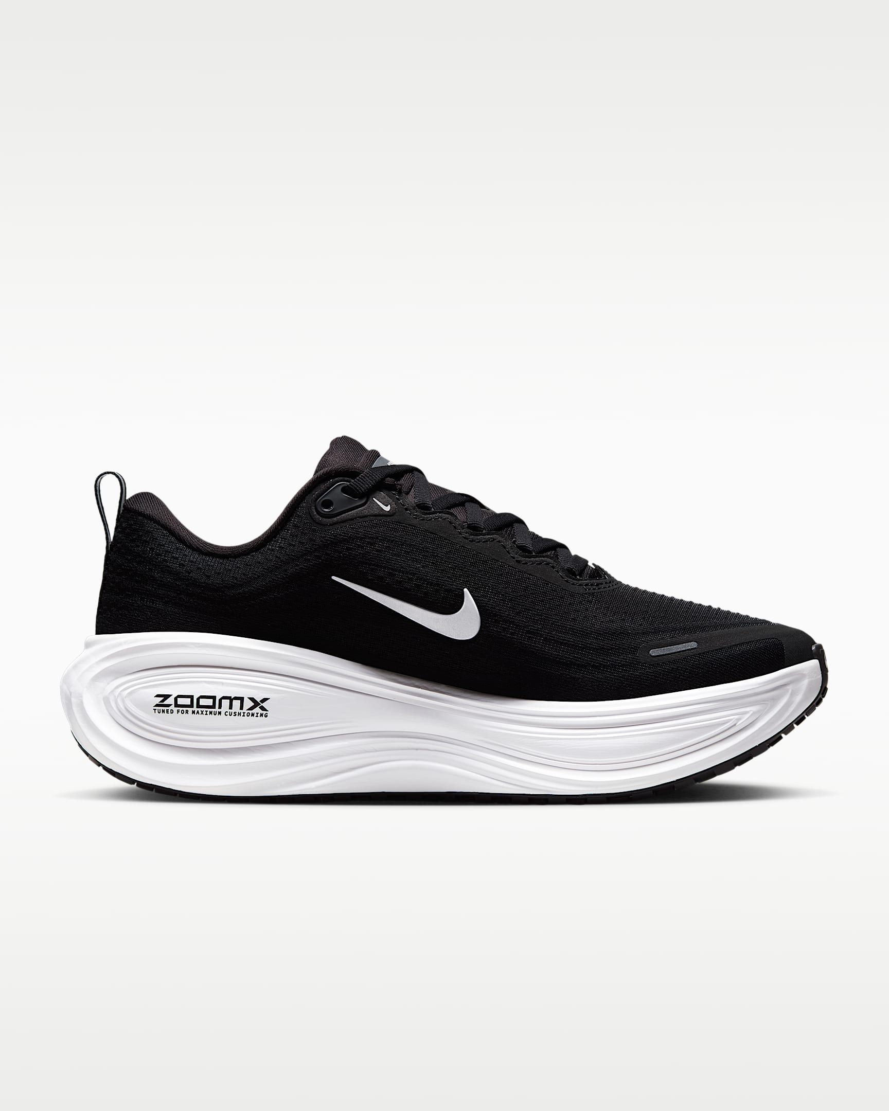 Nike Vomero Plus Women's Road Running Shoes (Wide) - Black/Cool Grey/Metallic Dark Grey/White