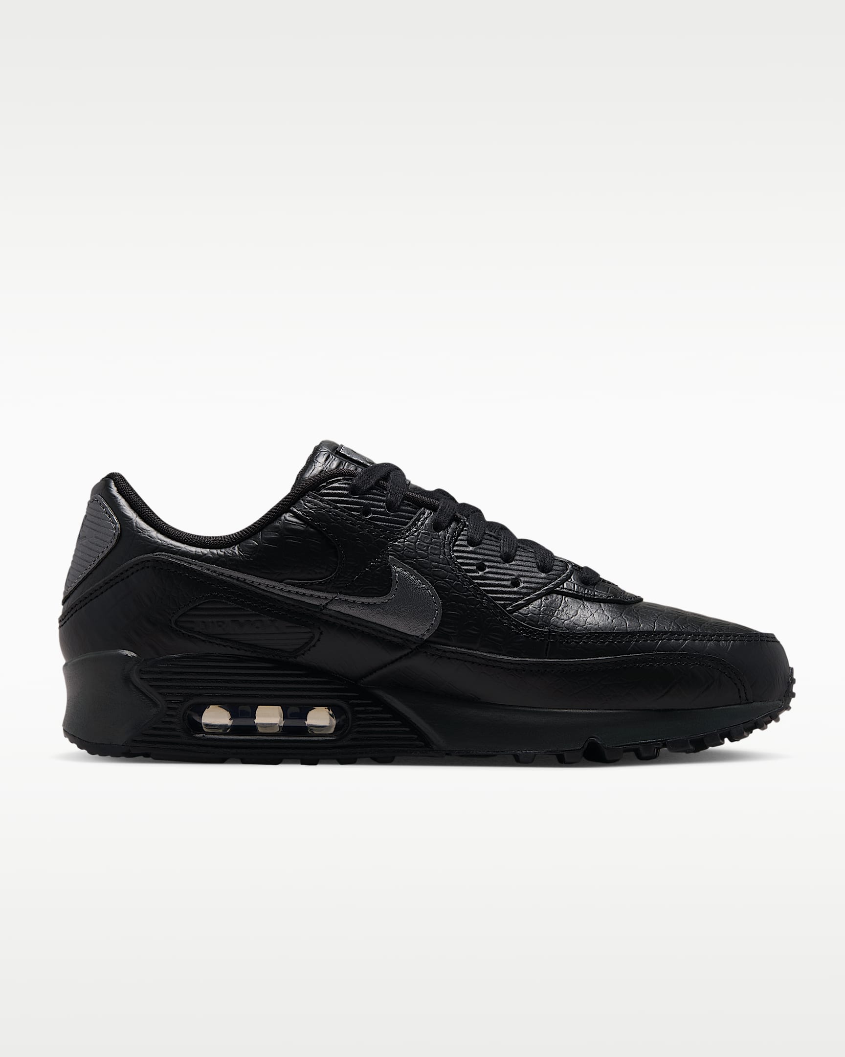 Nike Air Max 90 Premium Men's Shoes - Black/Anthracite/Metallic Dark Grey