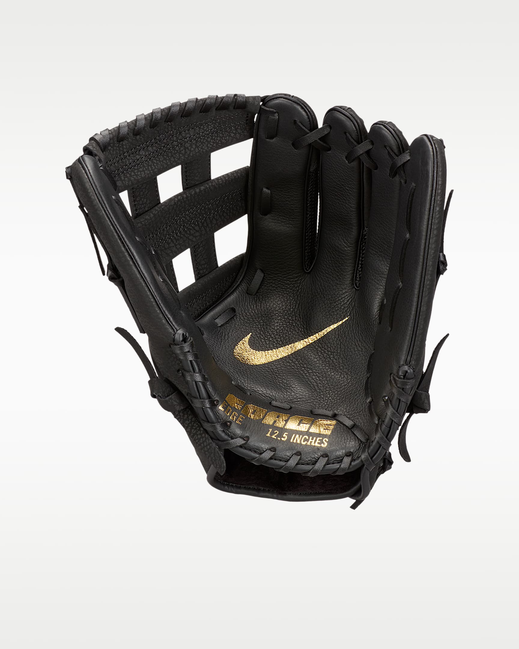 Nike Force Edge Right-Handed Throw H-Web Fielding Mitt - Black