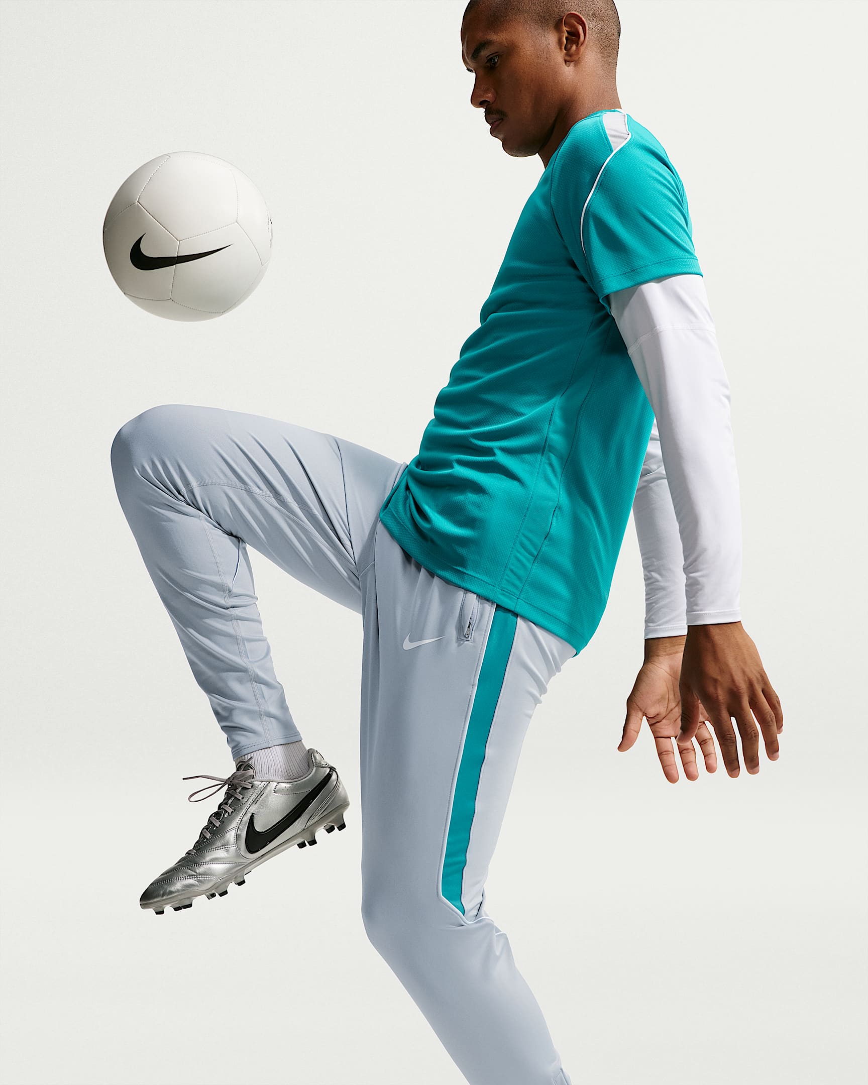 Nike Strike Men's Dri-FIT Football Trousers - Wolf Grey/Energy/White/White