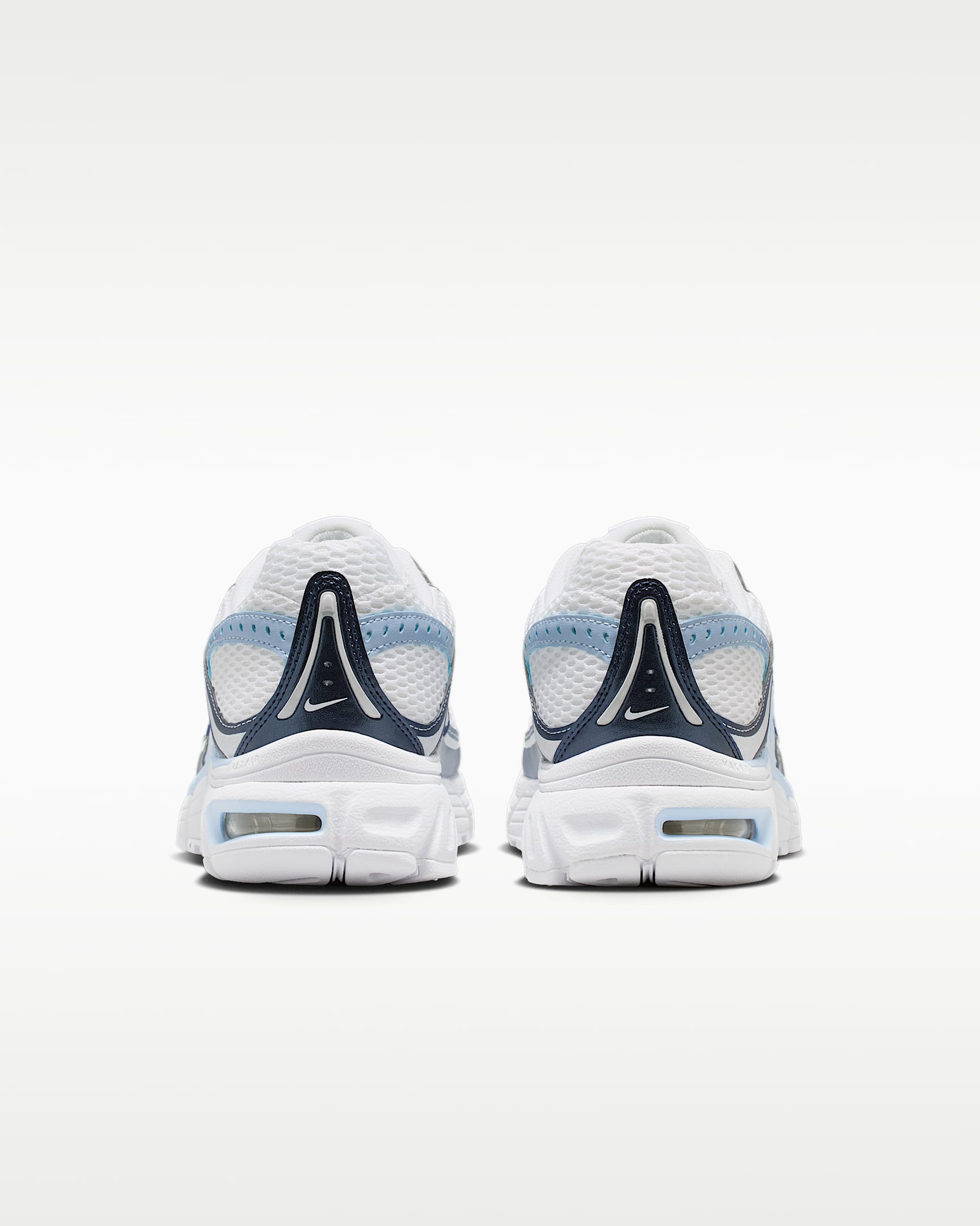 Chaussures Nike Air Max Moto 2K pour femme - Blanc/Metallic Silver/Midnight Navy/Hydrogen Blue