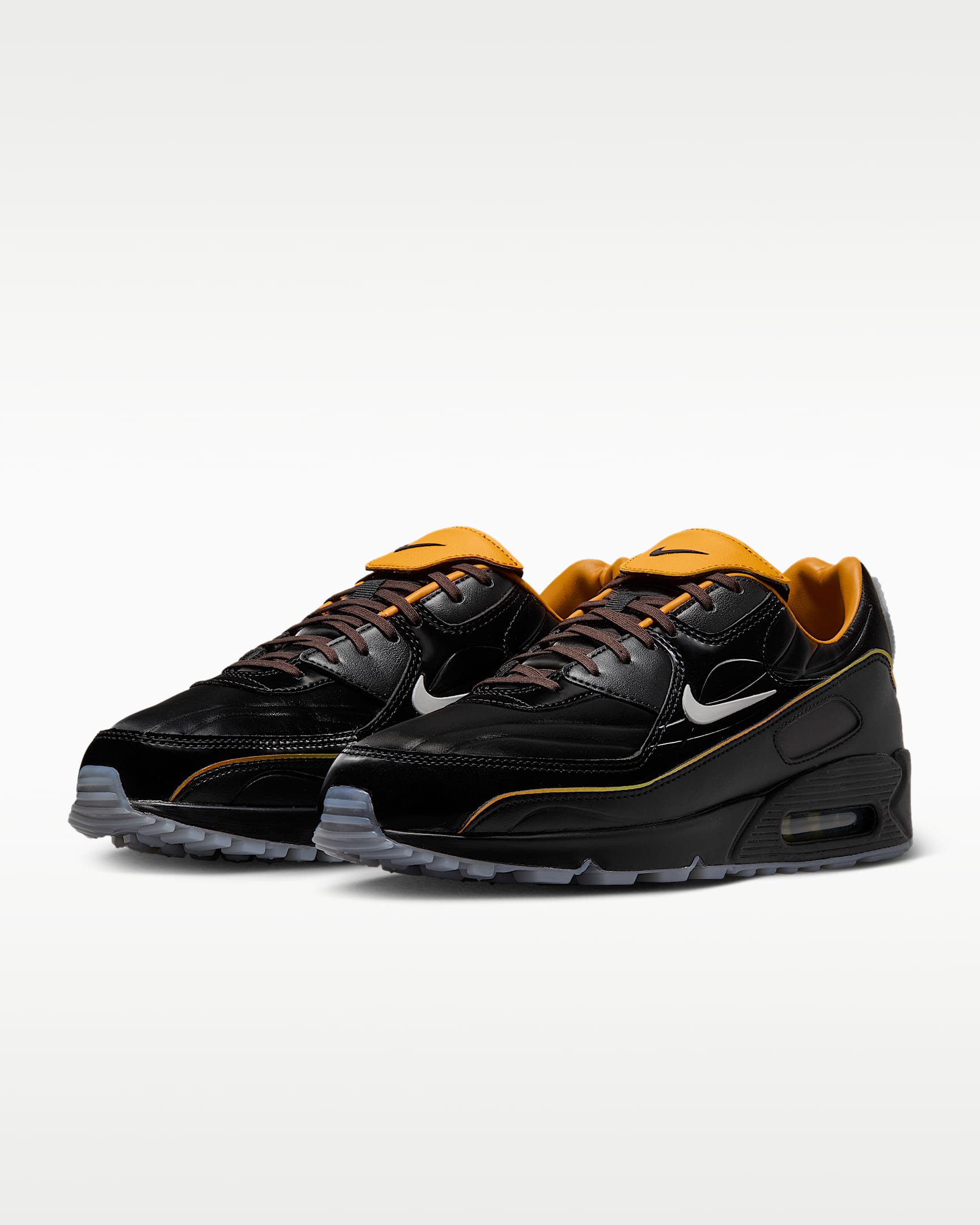 Nike Air Max 90 "Mercurial" Men's Shoes - Black/Gold Leaf/Pear/White