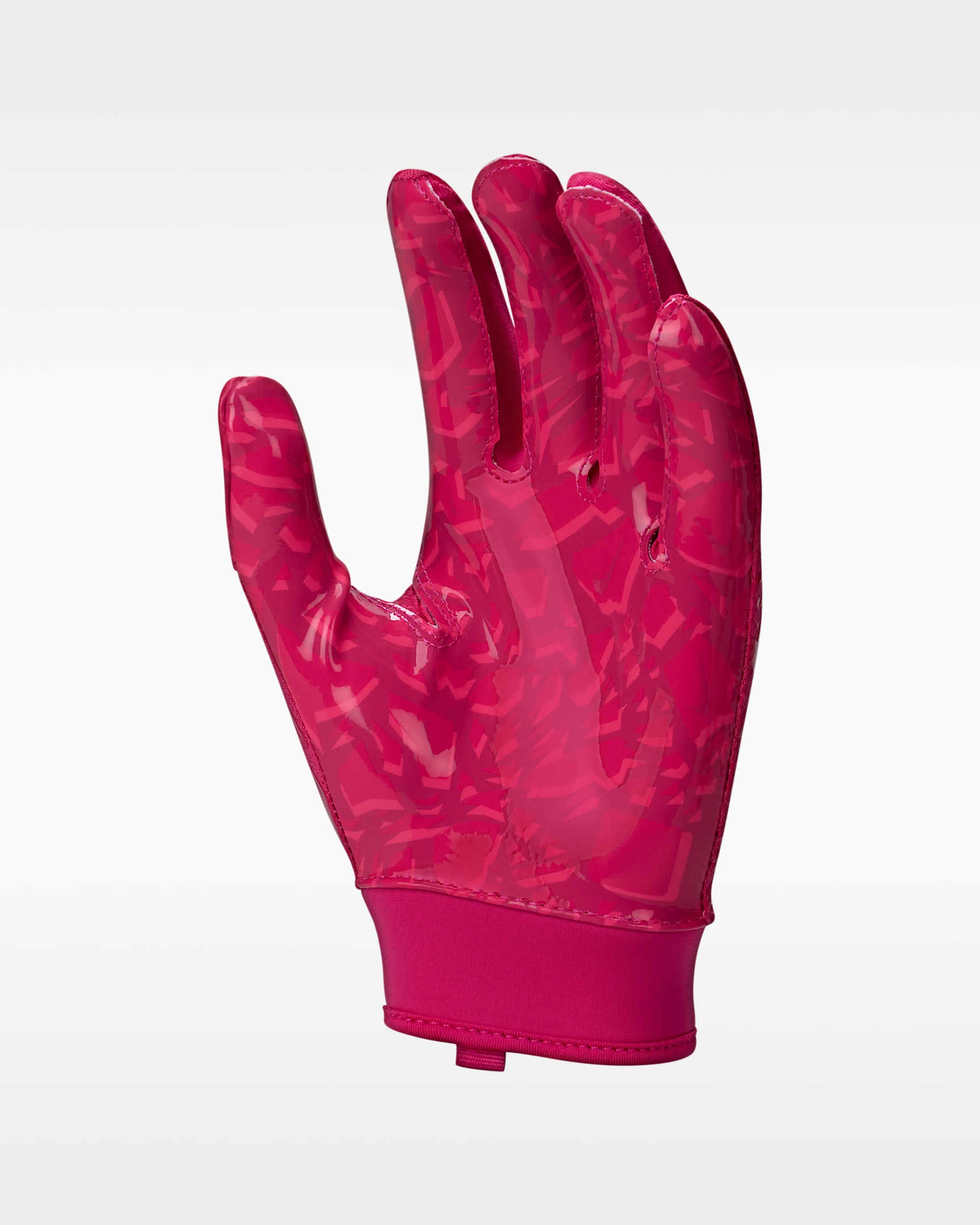 Guantes de futbol americano para niños talla grande (1 par) Nike Shark 2.0 - Rosa vivo/Rosa vivo/Negro