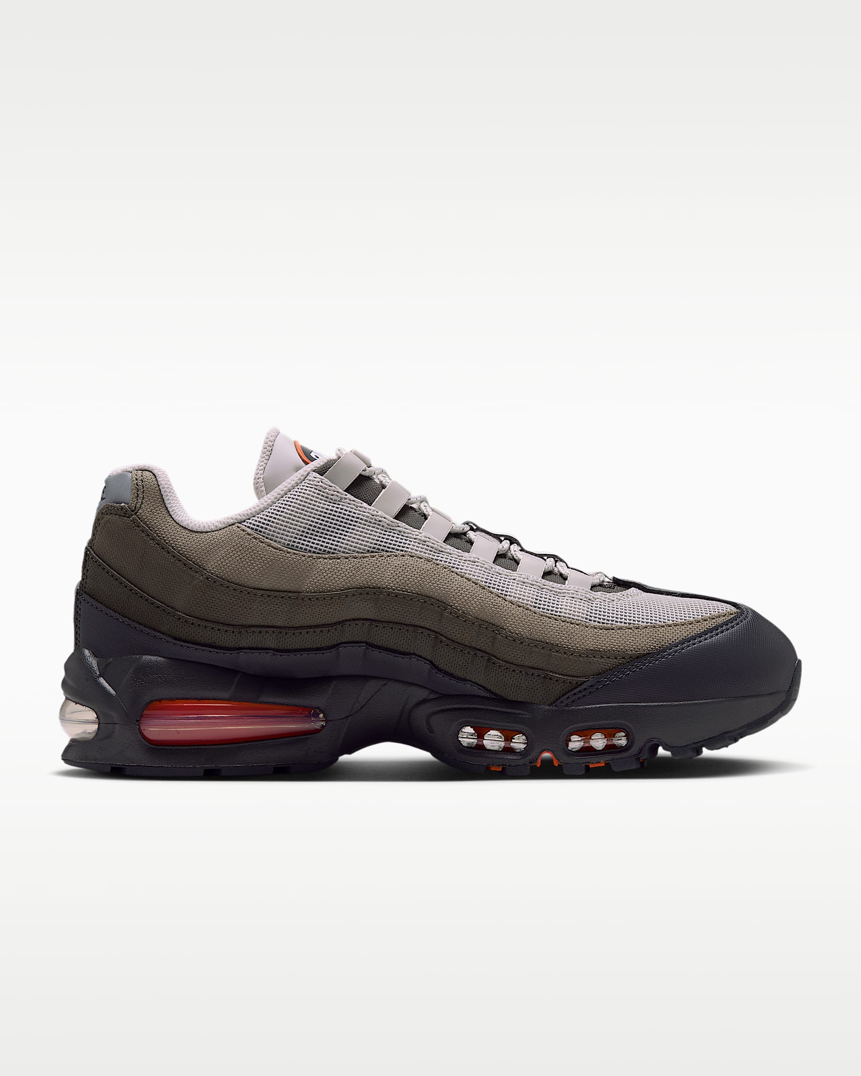 Nike Air Max 95 Big Bubble Men's Shoes - Light Bone/Anthracite/Dark Loden/Safety Orange