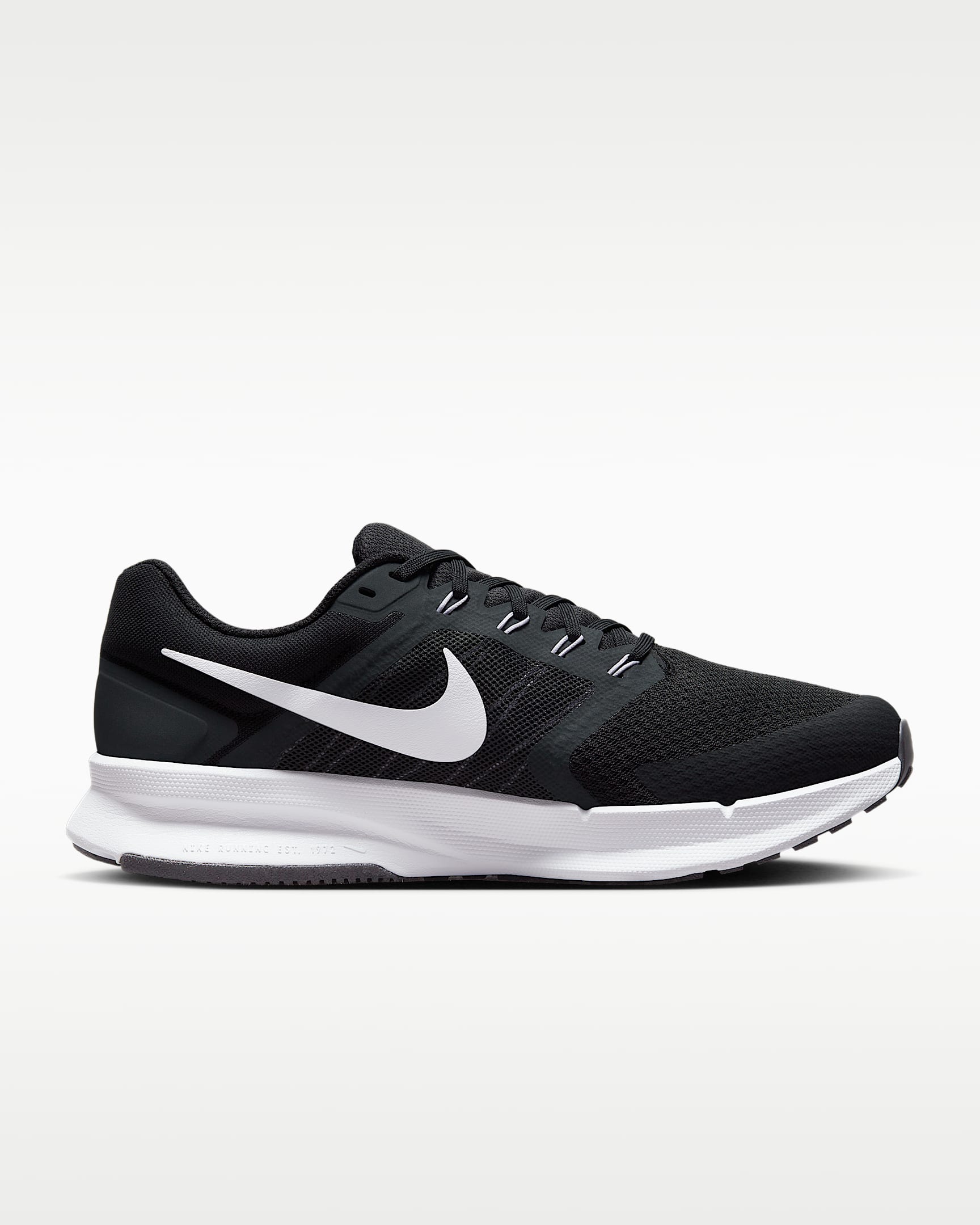 Nike Run Swift 3 Men's Road Running Shoes - Black/Dark Smoke Grey/White