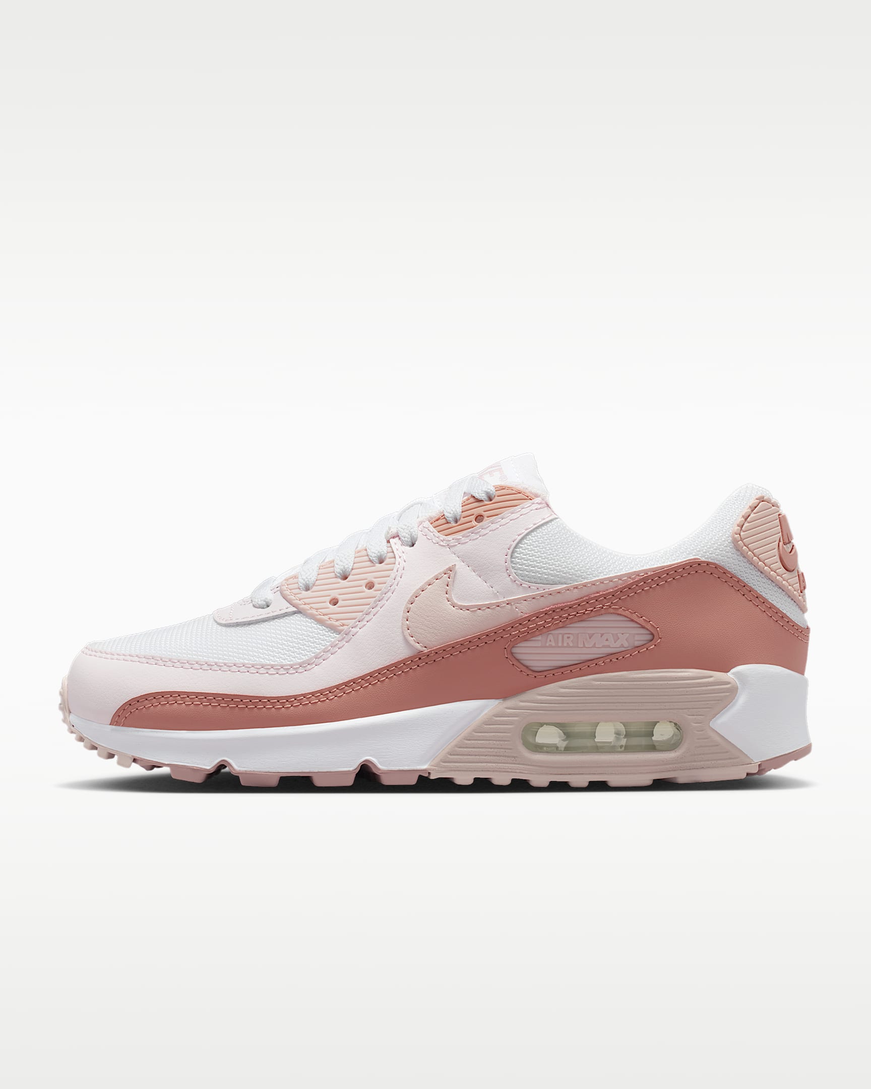 Nike Air Max 90 Women's Shoes - Particle Pink/Pearl Pink/Silt Red