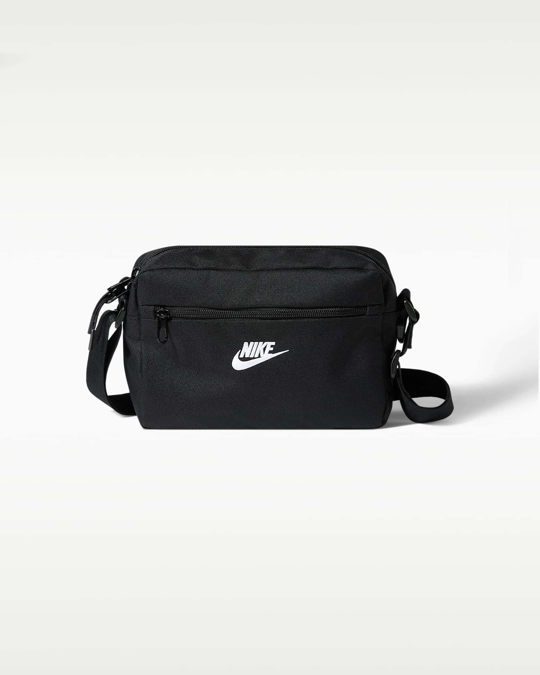 Borsa a tracolla Nike Heritage 2.0 (4 l) - Nero/Nero/Bianco