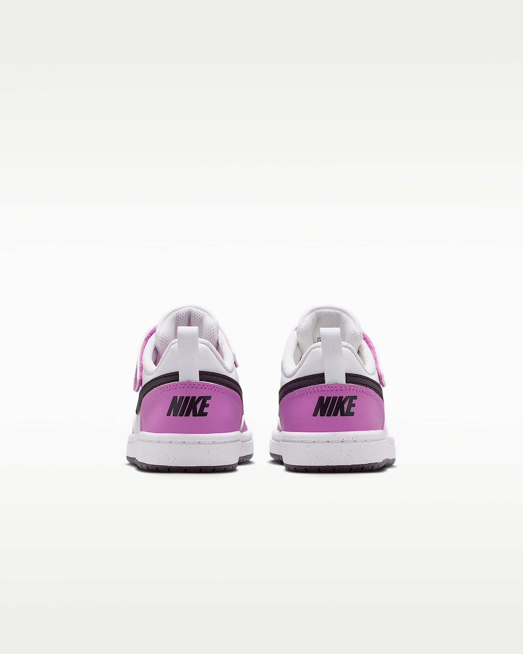 Tenis para niños de preescolar Nike Court Borough Low Recraft - Blanco/Magenta claro/Blanco/Burdeos ceniza