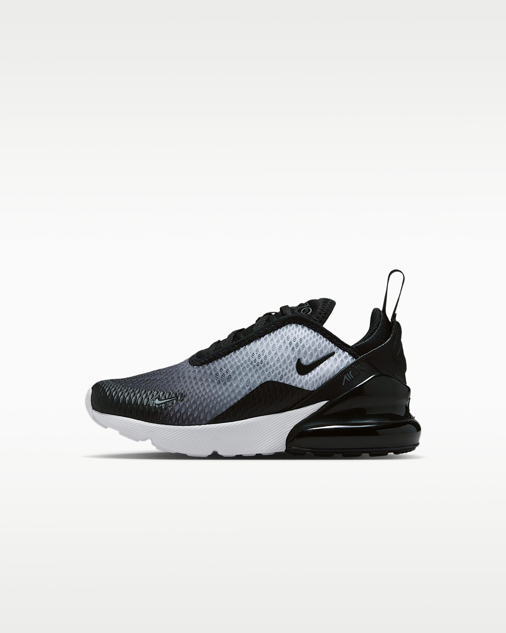 Nike Air Max 270 Younger Kids' Shoes - Black/White/Cool Grey/Black
