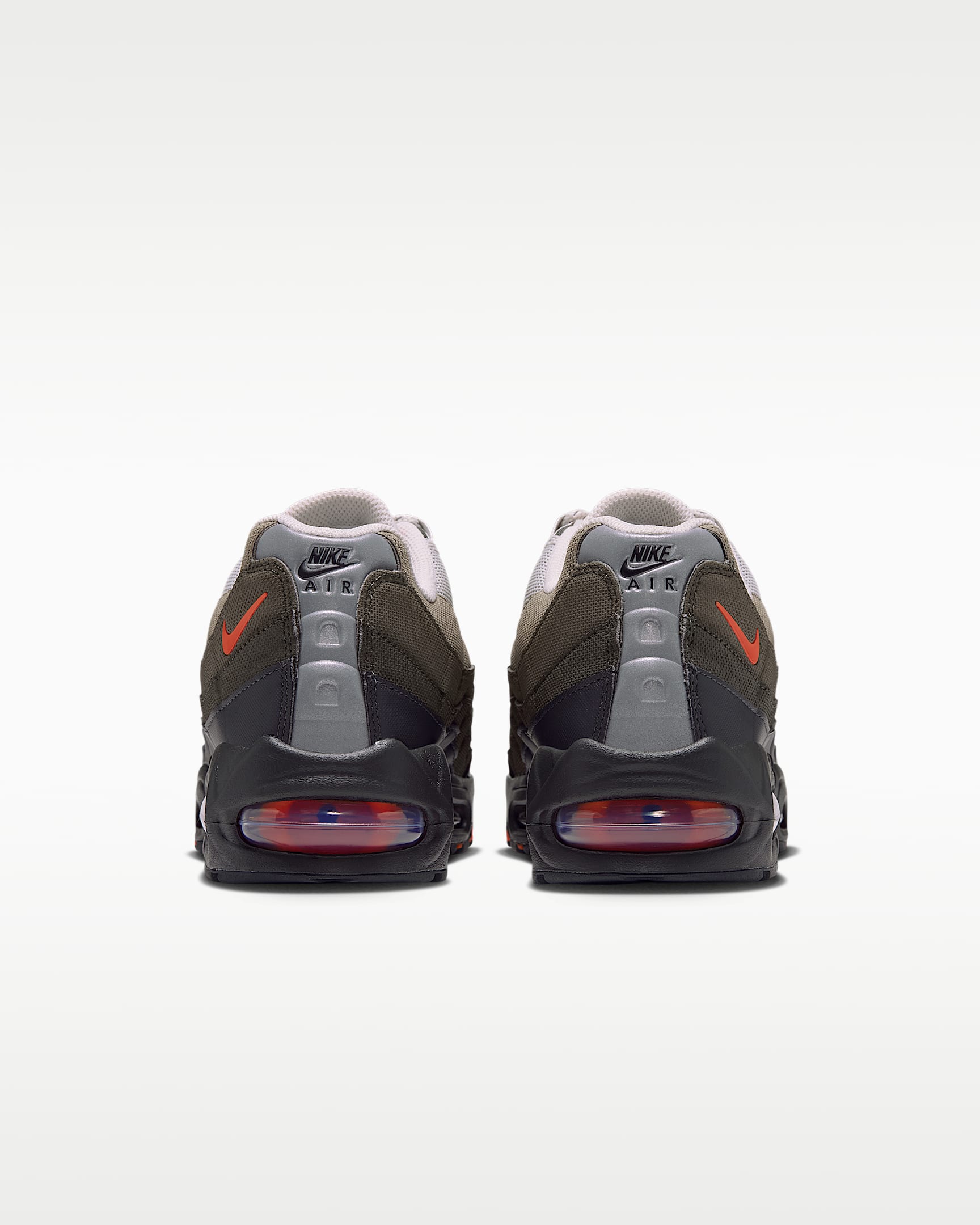 Nike Air Max 95 Big Bubble Men's Shoes - Light Bone/Anthracite/Dark Loden/Safety Orange