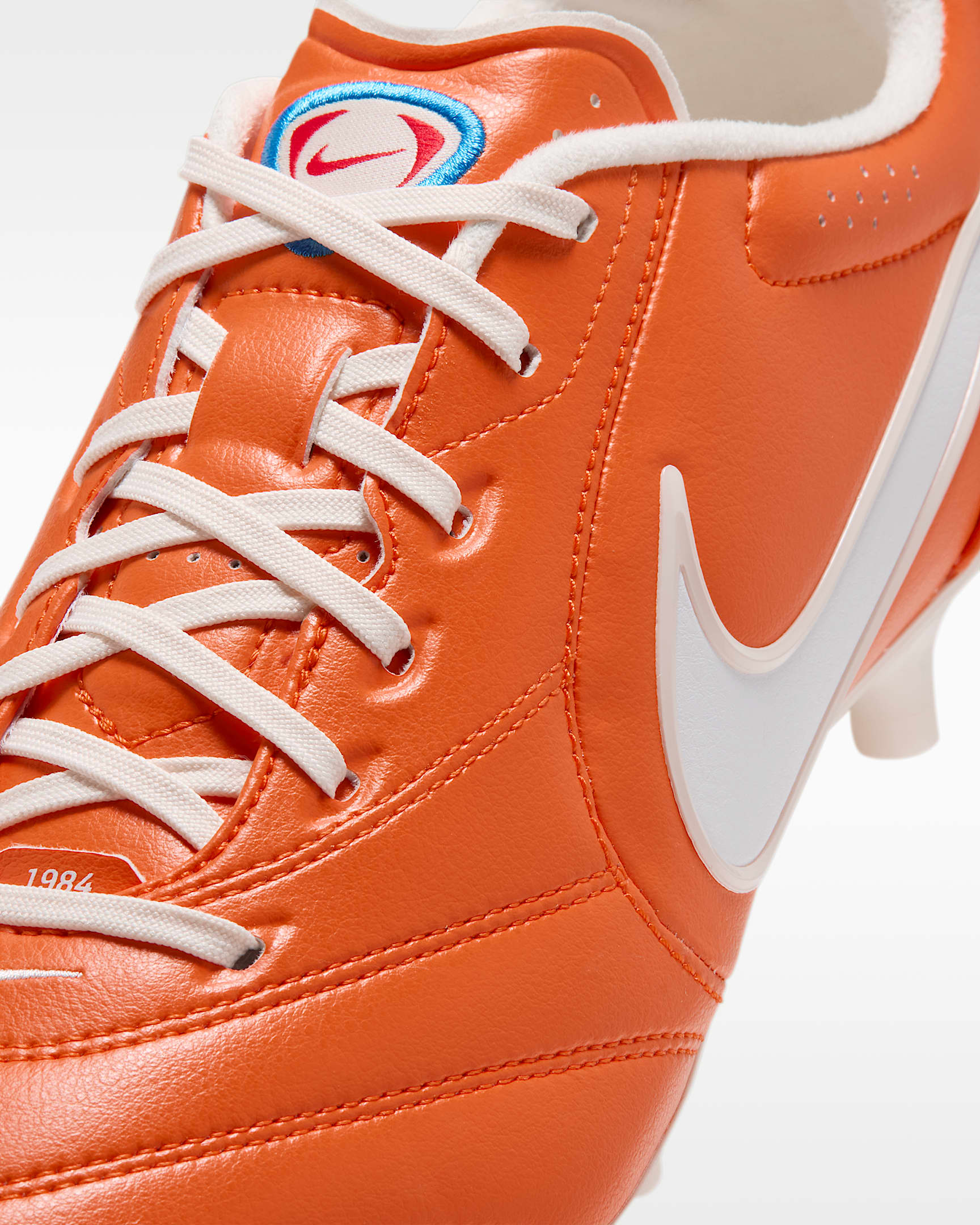 Nike Tiempo Ligera Pro Firm-Ground Low-Top Soccer Cleats - Safety Orange/White