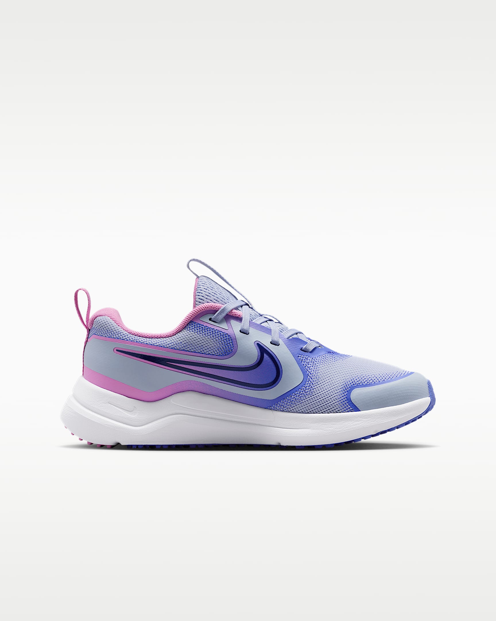 Nike Cosmic Runner Big Kids' Road Running Shoes - Ghost/Sapphire/Light Magenta/Midnight Navy