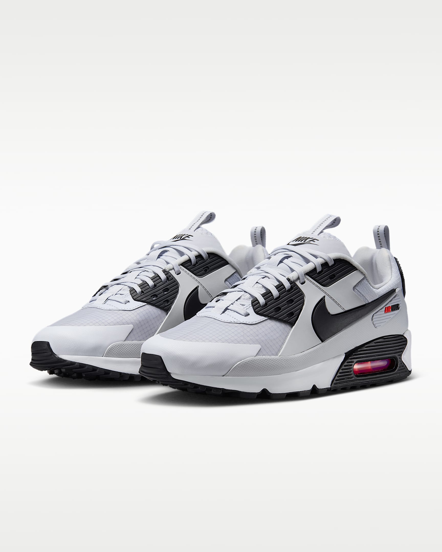 Nike Air Max 90 Drift Men's Shoes - Pure Platinum/Bright Crimson/Black