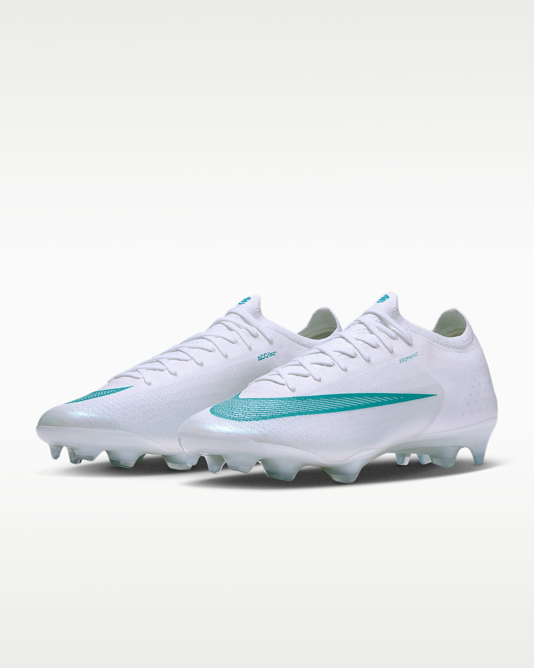 Nike Mercurial Vapor 17 Elite Firm-Ground Low-Top Soccer Cleats - White/Dusty Cactus