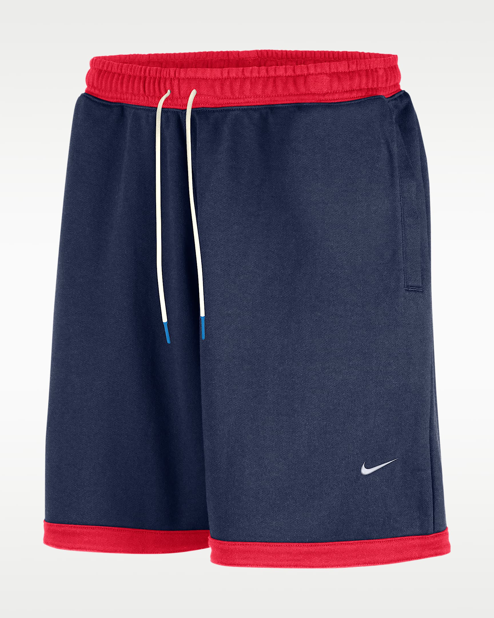 WNBA Legends Nike Basketball Fleece Shorts - Midnight Navy/Action Red/Sail/White