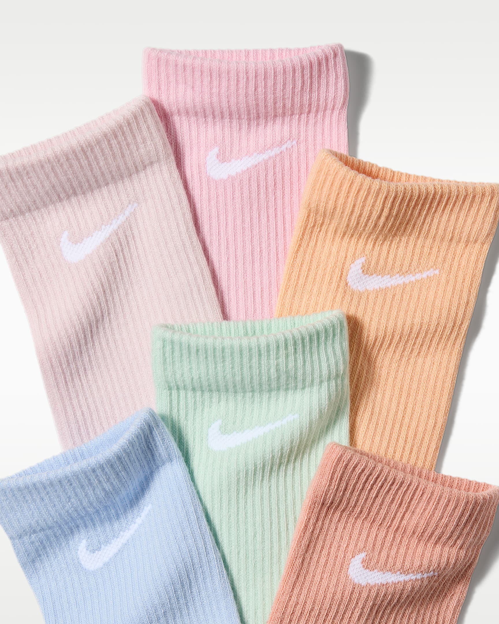Nike Everyday Elevated Crew Socks (6 Pairs) - Multi-Color