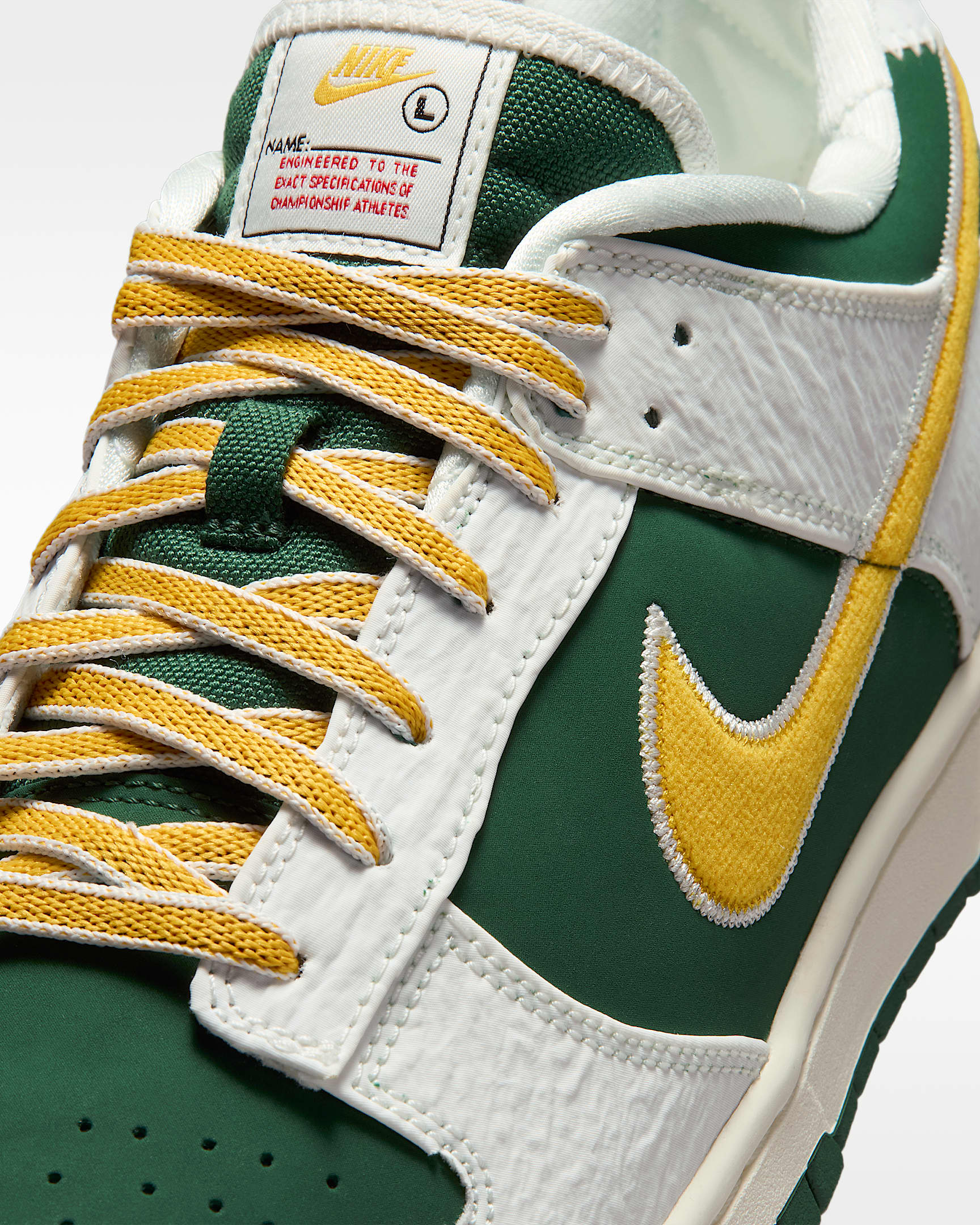 Nike Dunk Low Retro Men's Shoes - Sail/Fir/University Red/University Gold