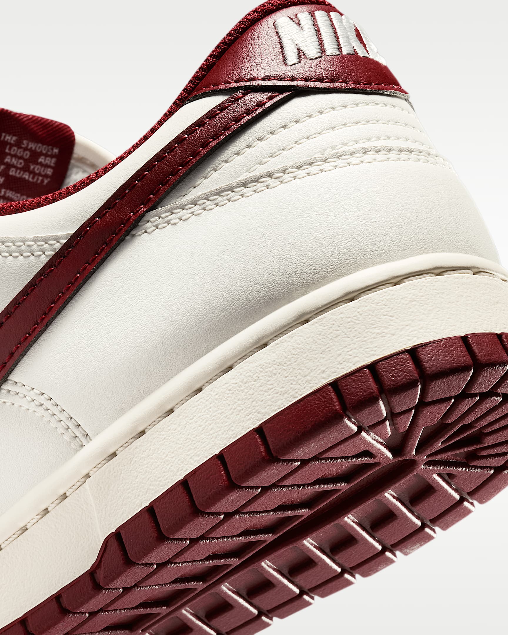Nike Dunk Low Retro Men's Shoes - Phantom/Phantom/Team Red