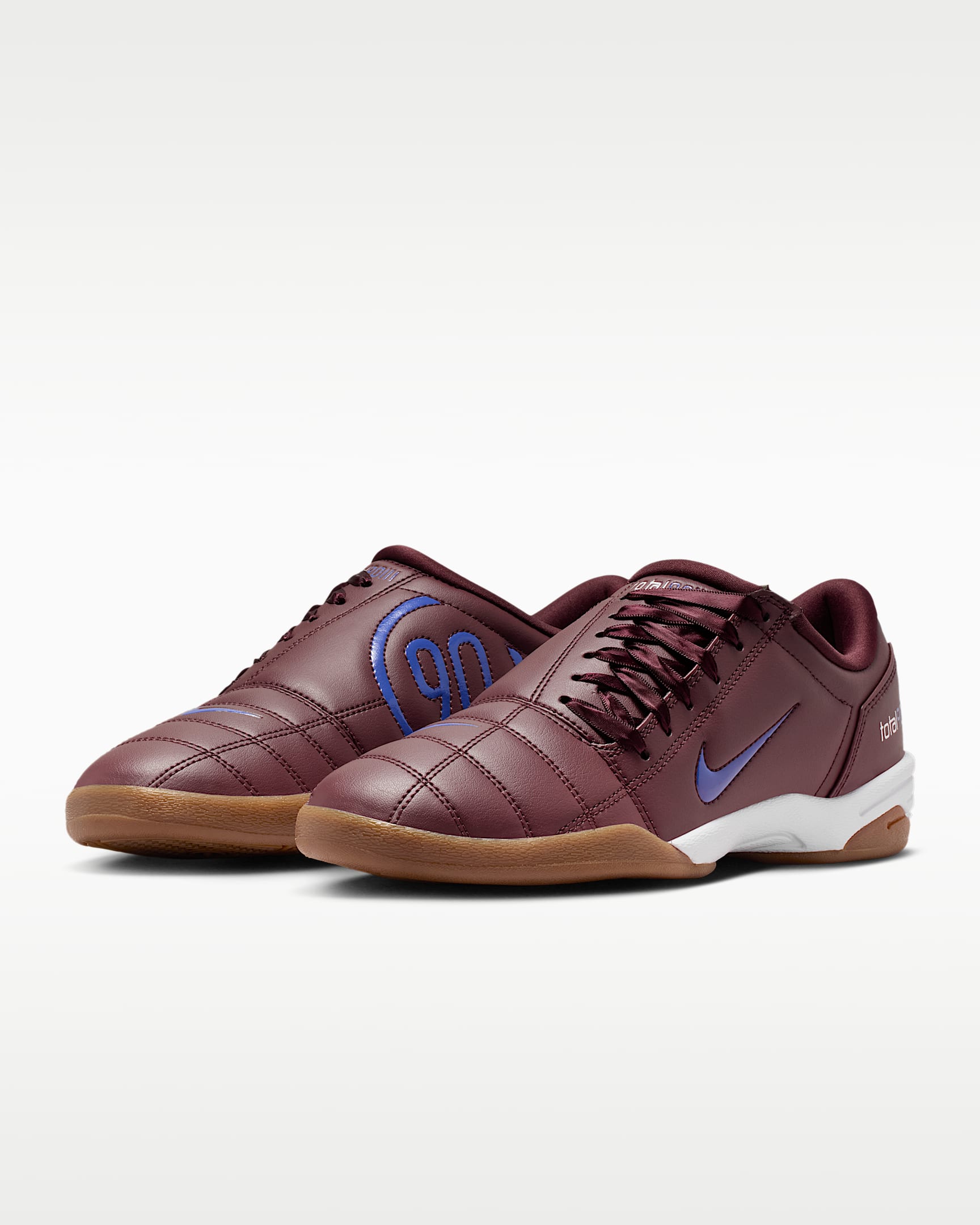 Nike Total 90 Schuh (Damen) - Burgundy Crush/Weiß/Gum Medium Brown/Lapis