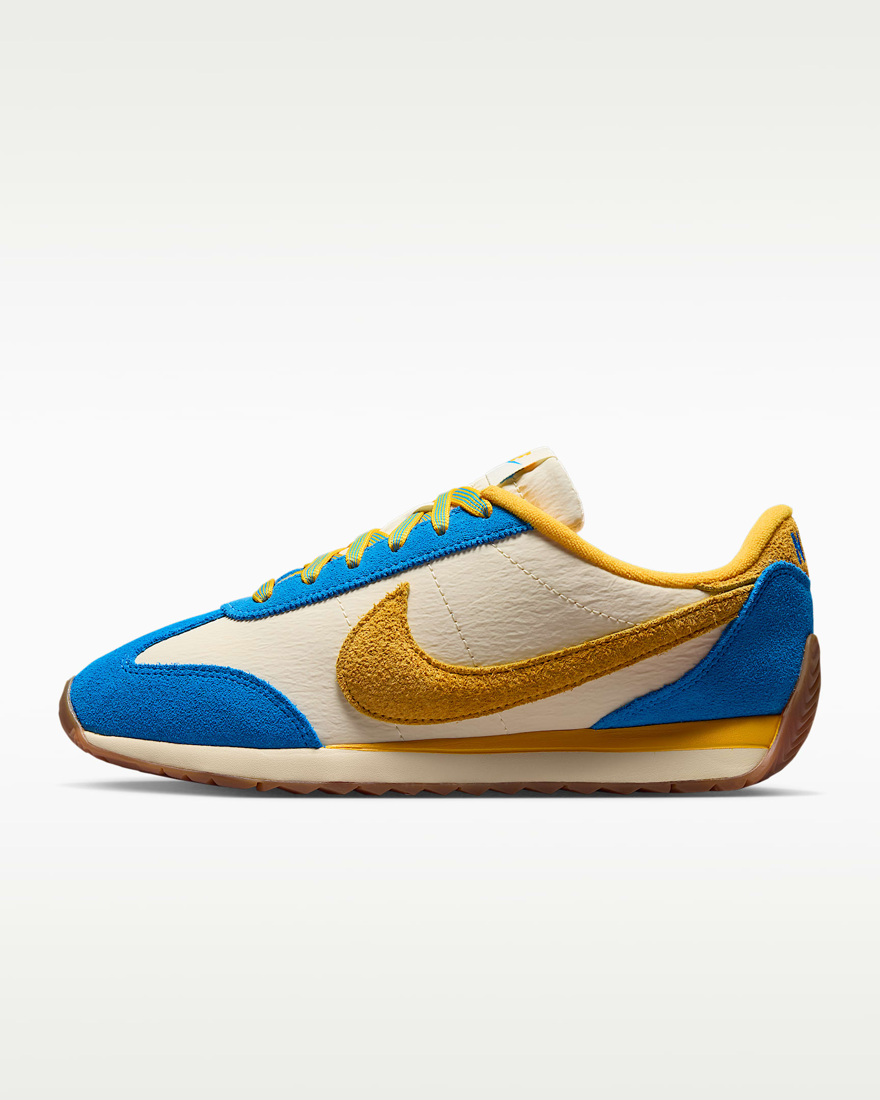 Nike Pacific "Game Day"  Women's Shoes - Coconut Milk/Photo Blue/Gum Medium Brown/University Gold