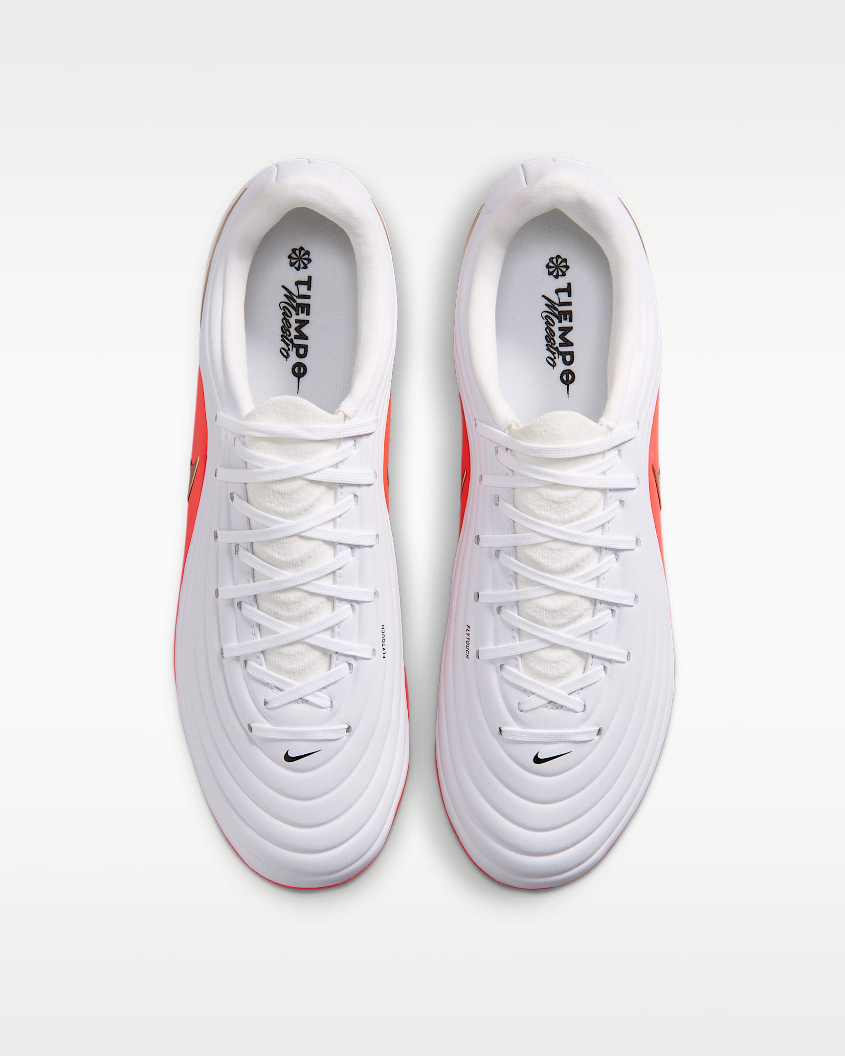 Nike Tiempo Maestro Academy Artificial-Grass Low-Top Football Boots - White/Bright Crimson/Blur